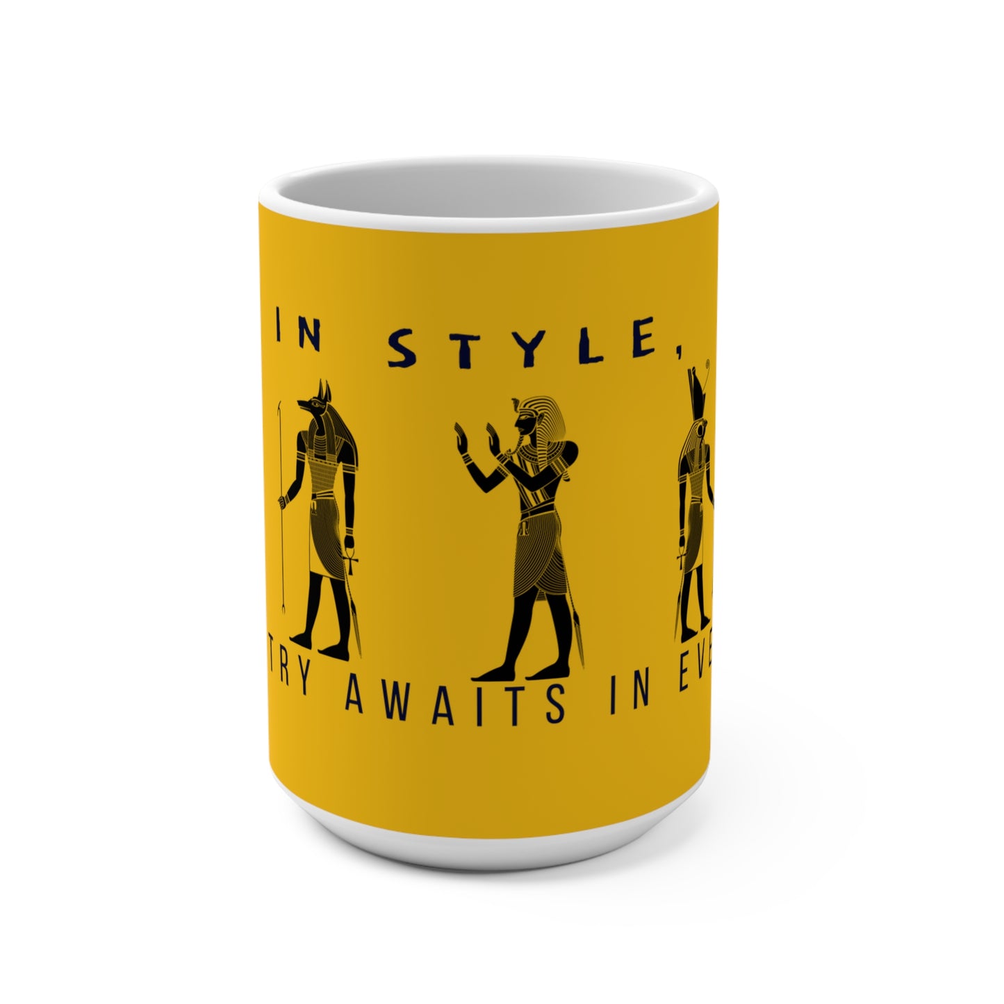 Mug 15oz _ 15 oz Ceramic Mug_ N2 Series MUG15OZ PT2WW002_ Limited Edition Combines Style With Functionality by WesternWaves: