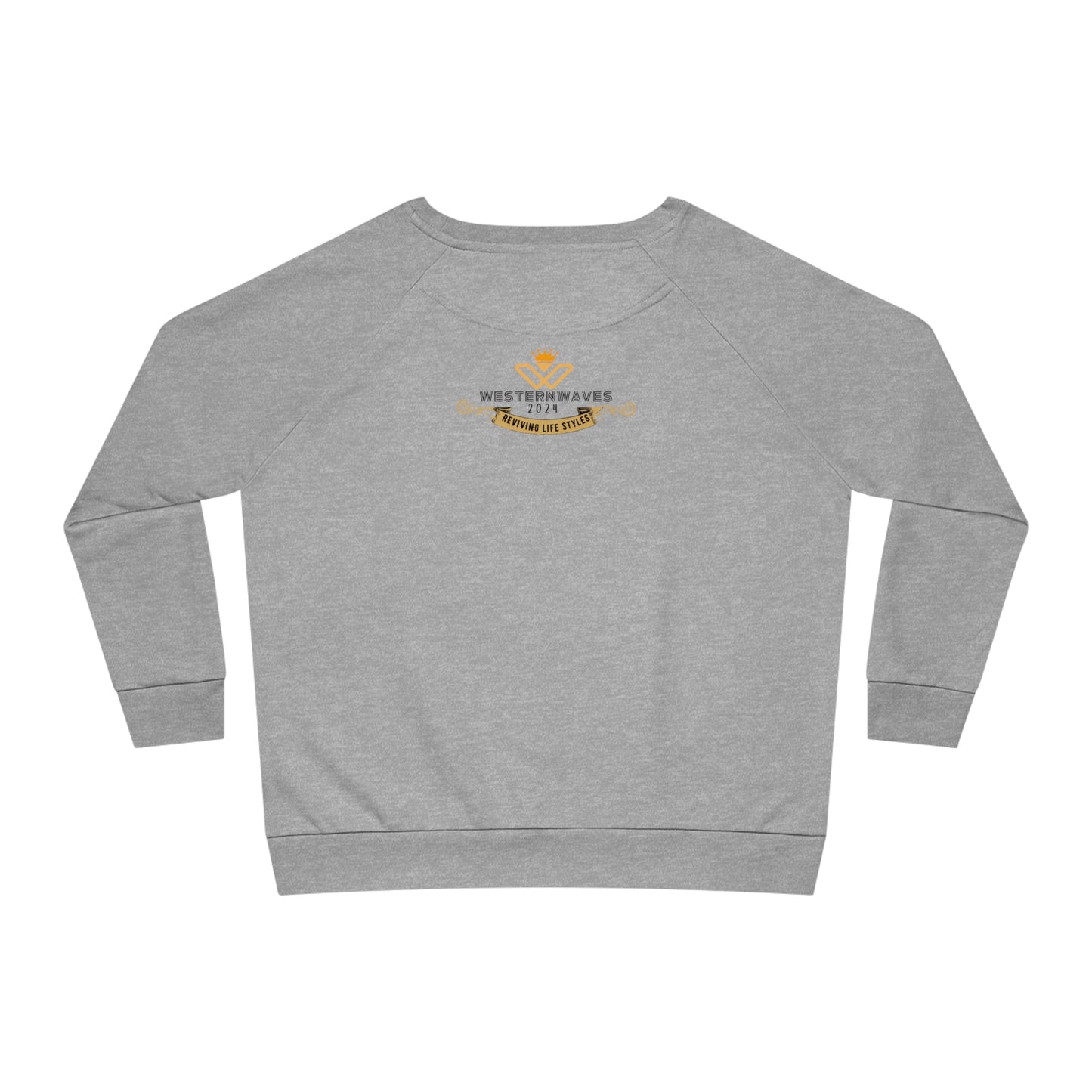 Women's Dazzler Relaxed Fit Sweatshirt _ N2+ Series WDRFSS PT2WW003_ Limited Edition Attribution to Stanley/Stella by WesternWaves: