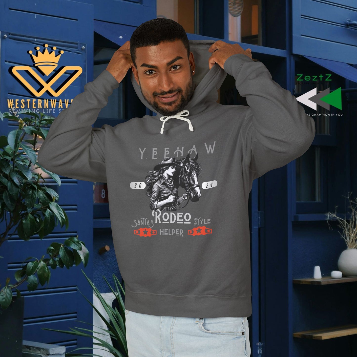 Unisex Lightweight Hooded Sweatshirt – N3+ Series USLWHSS PT2WW016_ Limited Edition Crafted Comfort by WesternWaves: