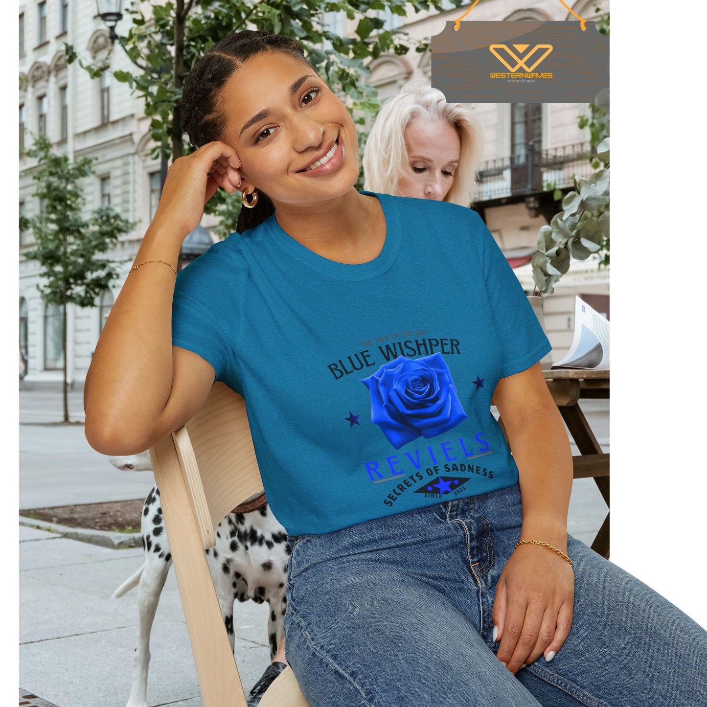 Unisex Softstyle T-Shirt_ N3+ Series USSTS FT2WW005_ Limited Edition Redefines & Relaxation by WesternWaves: