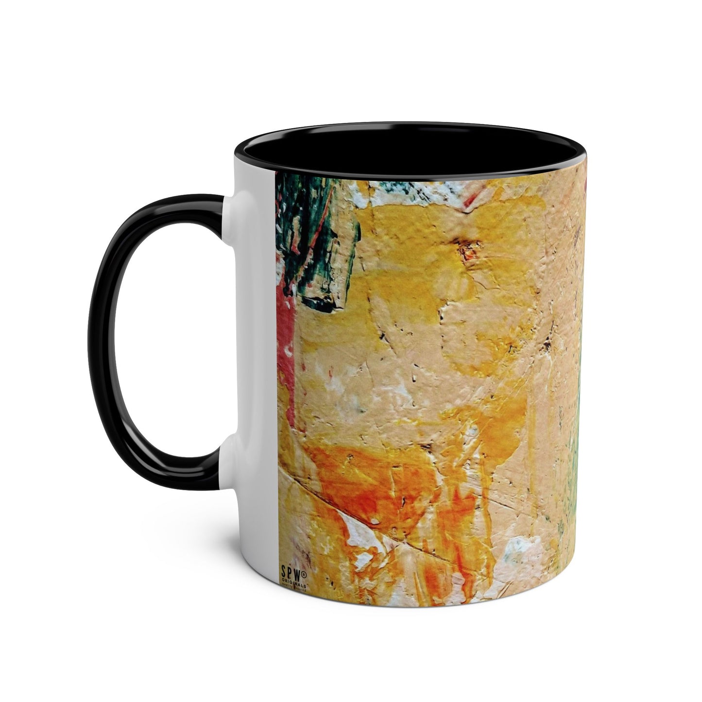 Two-Tone Coffee Mugs, 11oz_ N2+ Series TTCM11OZ PT2WW001_ Limited Edition by SPW of WesternWaves: