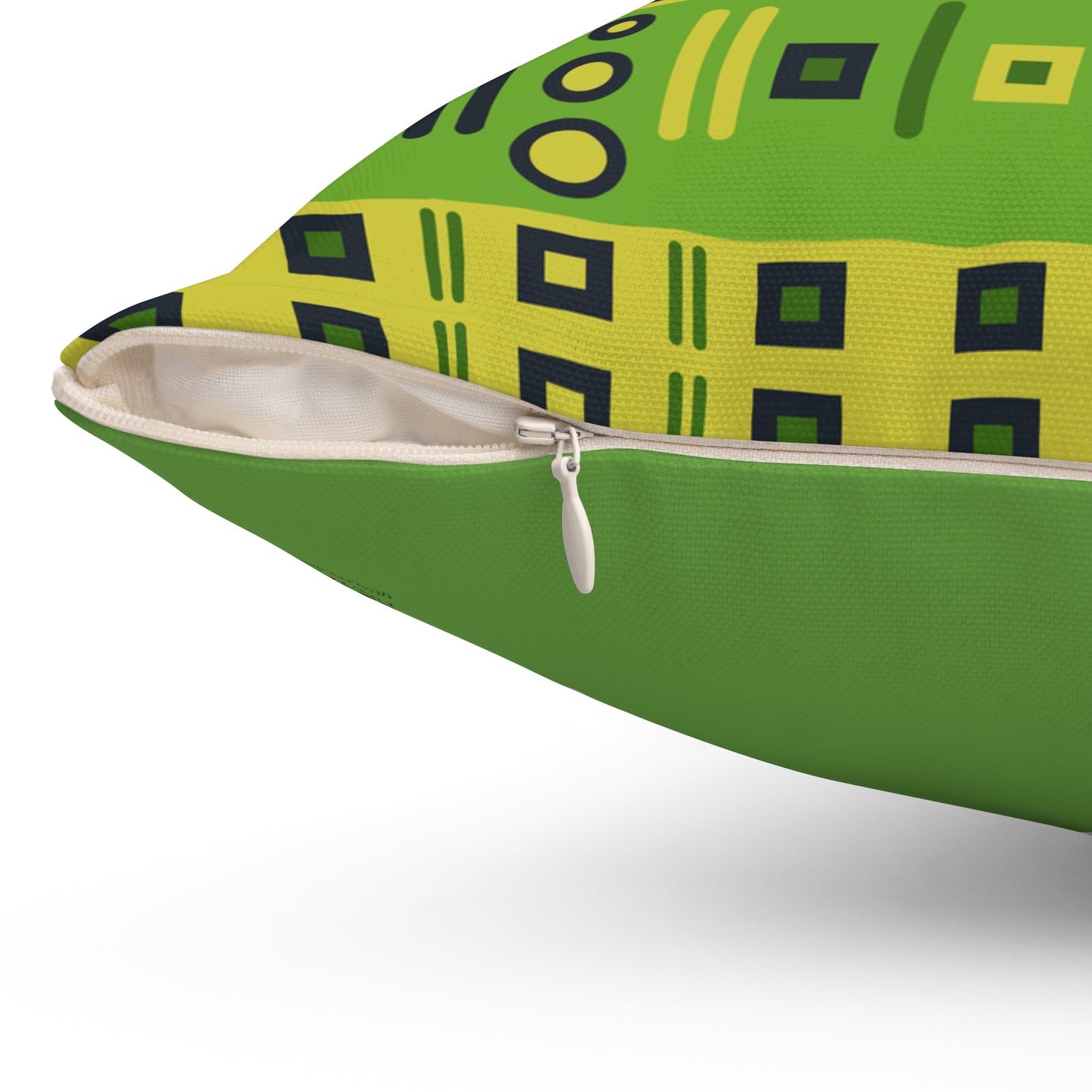 Spun Polyester Square Pillow_ N3+ Series SPSP PT2WW001_ Personalized Limited Edition by WesternWaves: