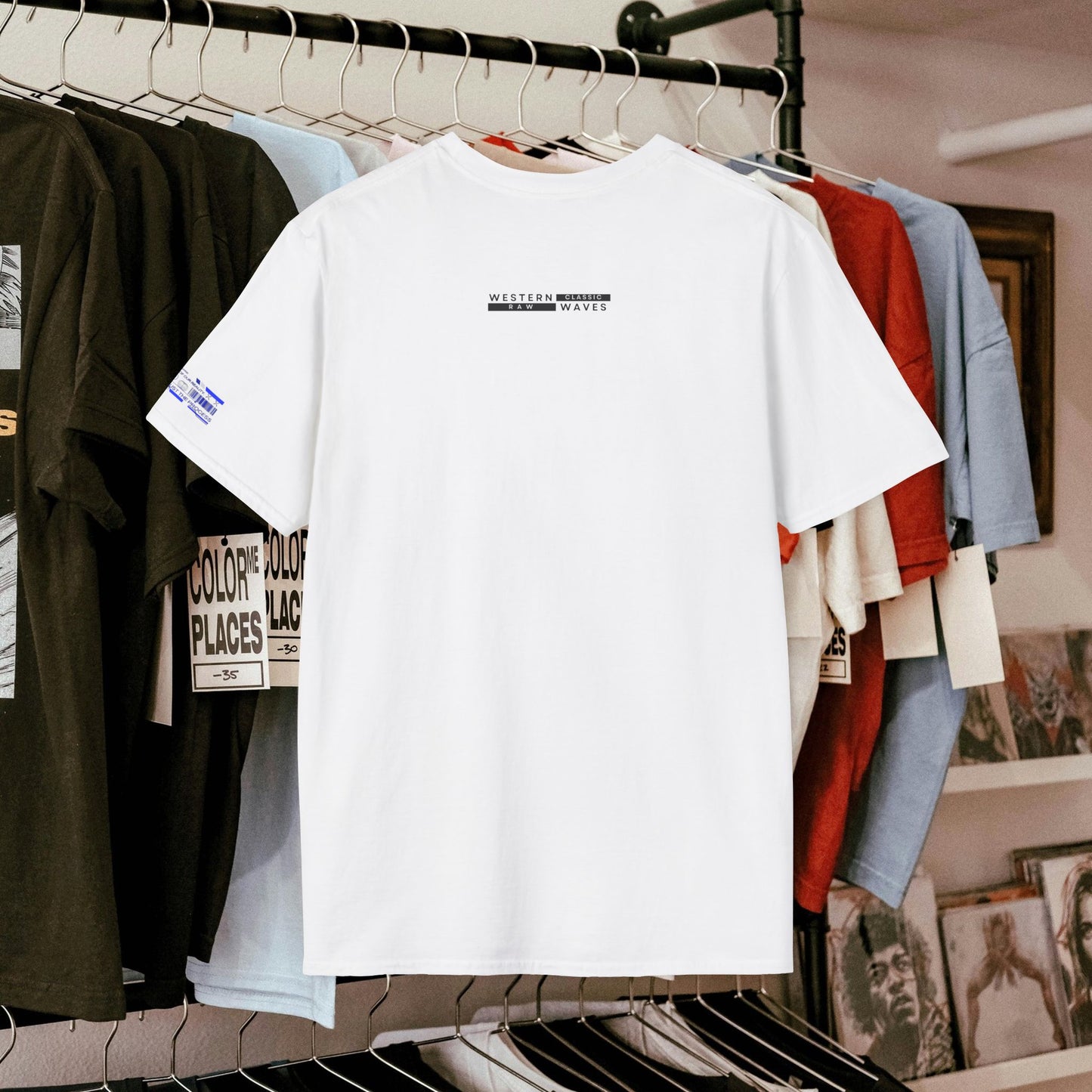 Unisex Softstyle T-Shirt_ N2+ Series SPW USSTS FT2WW008_ Redefine Relaxation Limited Edition by WesternWaves: