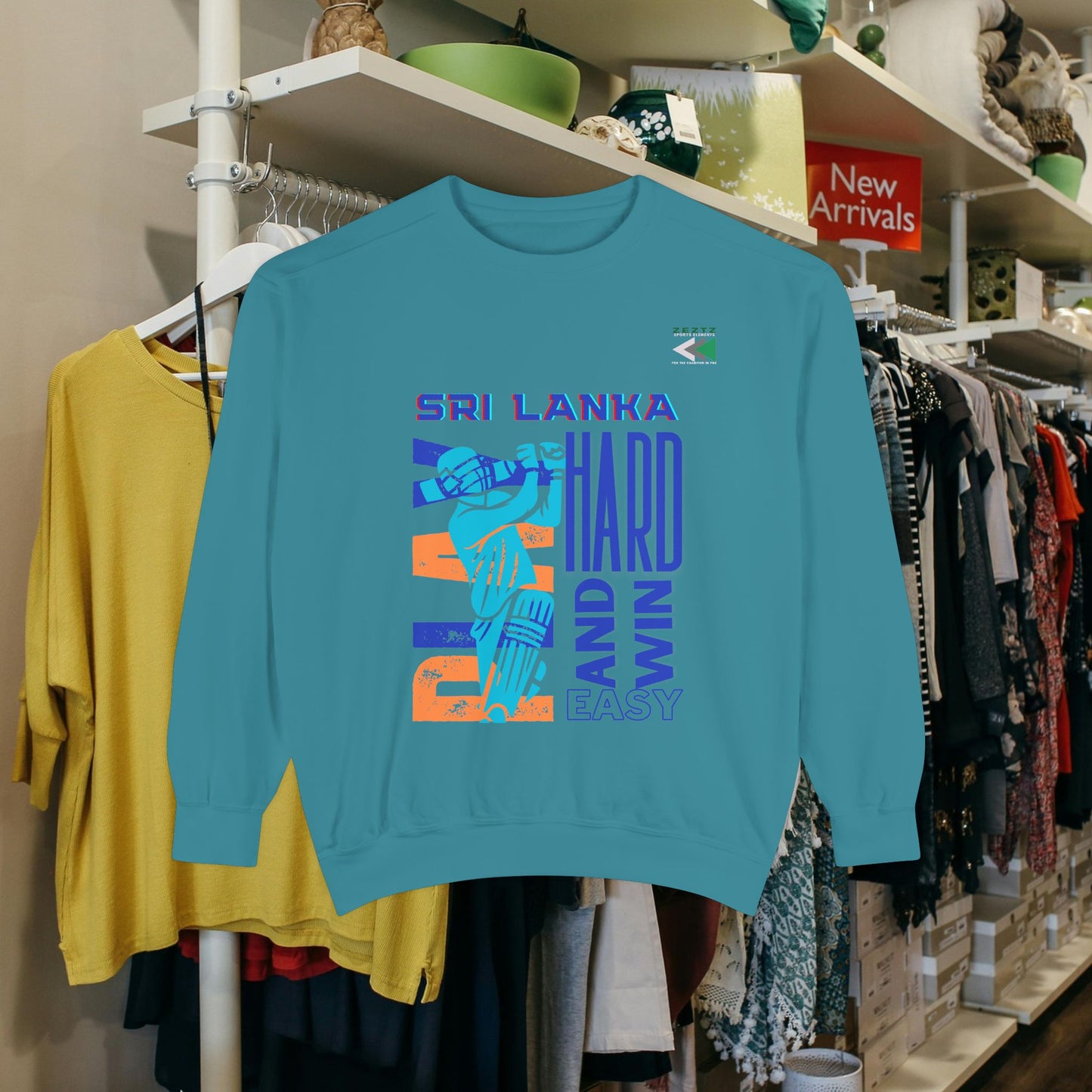Unisex Garment-Dyed Sweatshirt_ N2 Series USGDSS PT2WW001_ Limited Edition Masterpiece of ‘ZeztZ’ Sports Brand Luxury & Casual Comfort by WesternWaves: