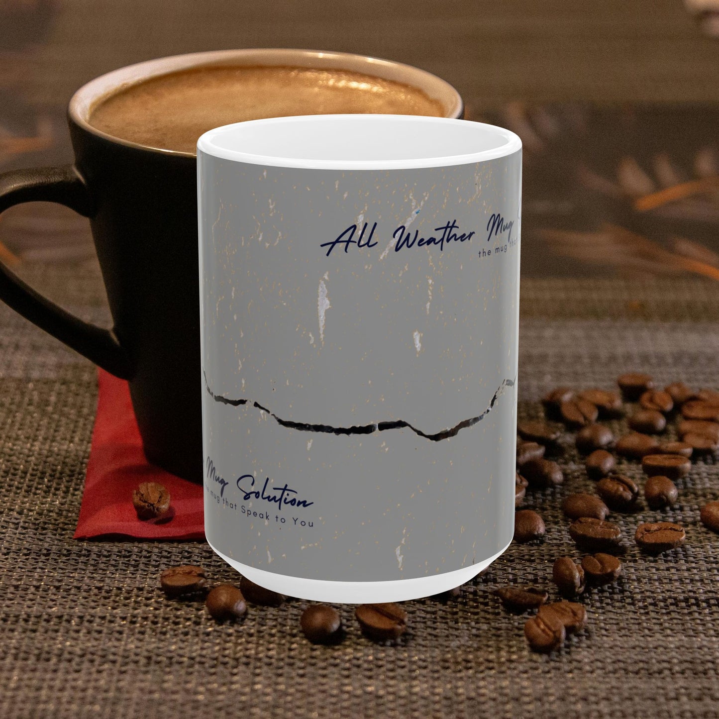 Ceramic Mug, (11oz, 15oz)_ N3+ Series CM10OZ&15OZ PT2WW001_ Limited Edition by WesternWaves: