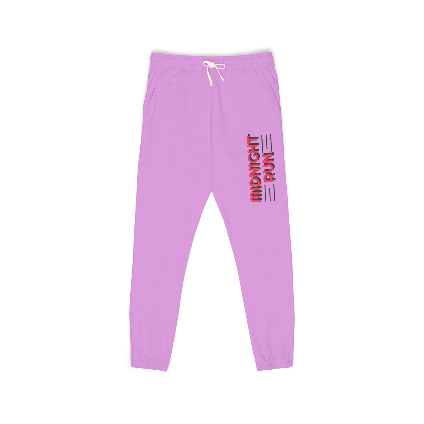 Unisex Fleece Sweatpants with Playful Design_ Series UWD 080_ Limited Edition Cozy Lounge Pants by WesternWaves: