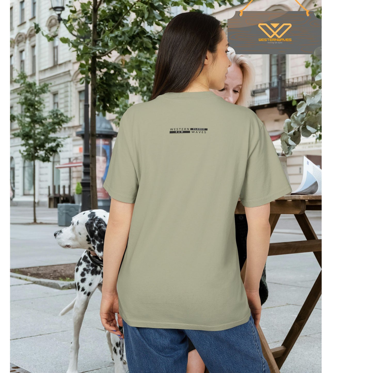Unisex Heavy Faded Tee_ N7* Series USHFTEE PT2WW013_ Limited Edition Heavy Faded Tee by WesternWaves: