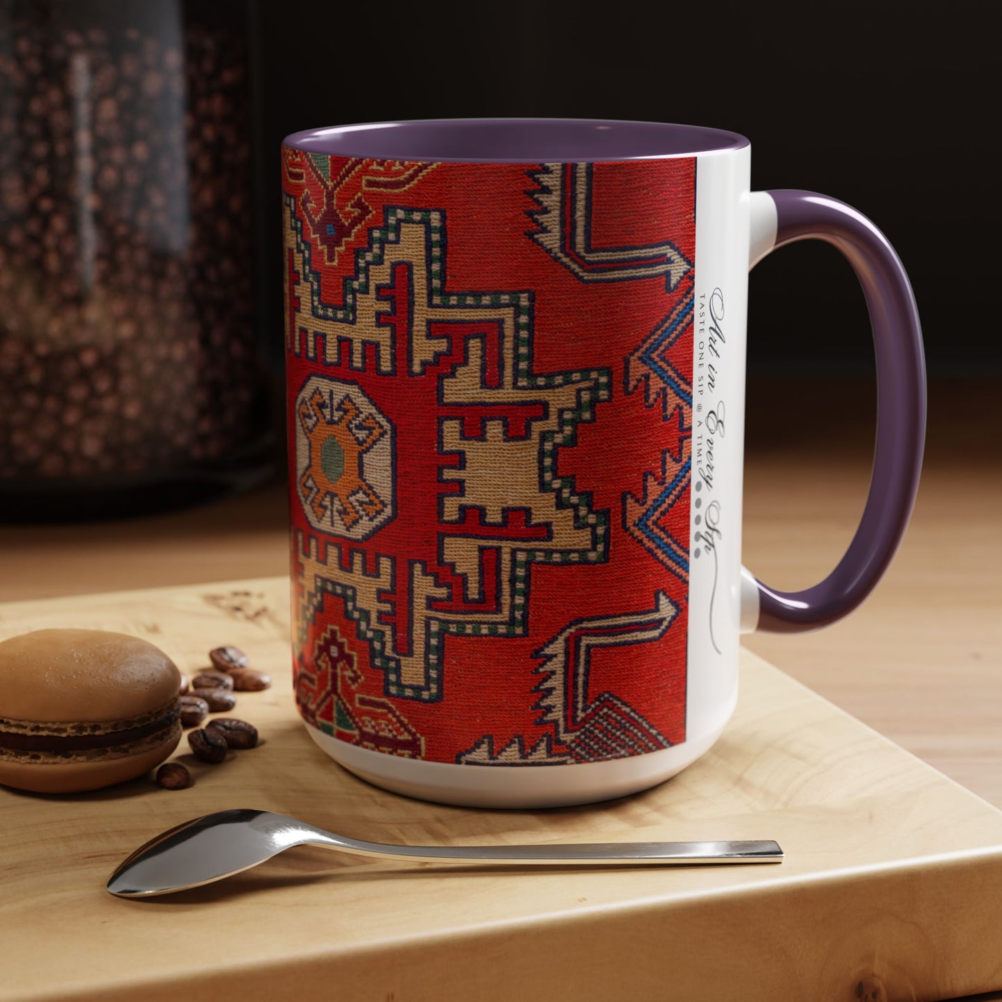 Accent Coffee Mug 11, 15oz_ N3+ Series ACM11OZ PT2WW019_ Limited Edition Perfect Blend of Style by WesternWaves: