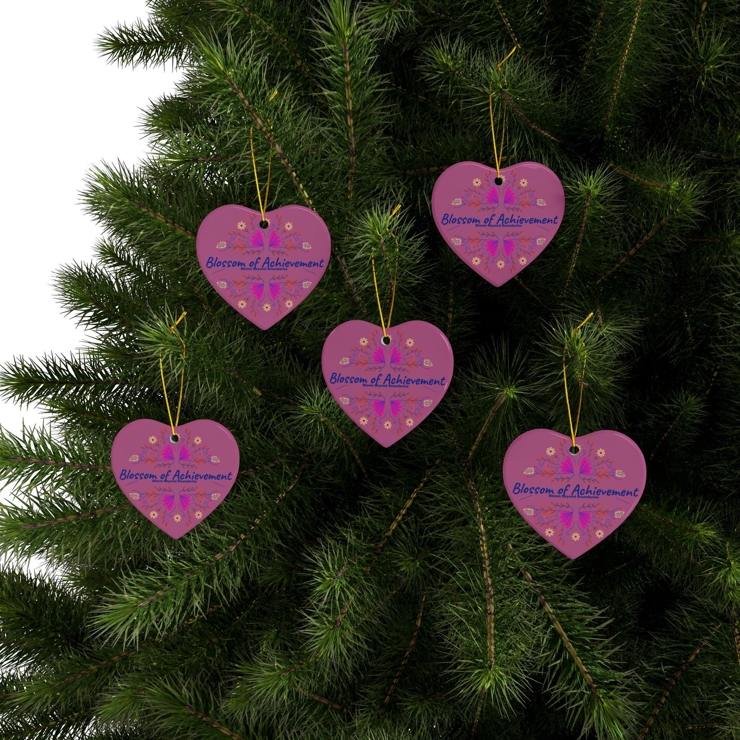 Ceramic Ornaments, 2-Side Print, (1pc, 3pcs, 5pcs, 10pcs)_ N2+ Series CO2SP PT2WW001_ Limited Edition Designs For Durability & Elegance by WesternWaves: