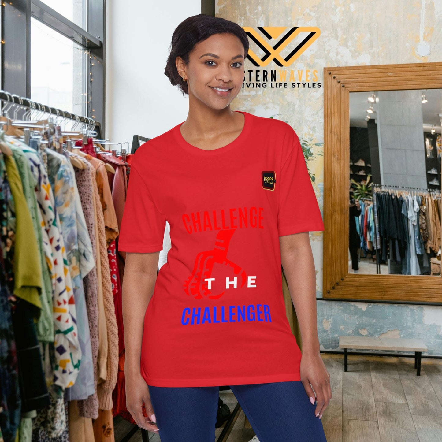 Unisex District® Re-Tee®_ N Series USDRR_ PT2WW002_ Sustainable Style by WesternWaves:
