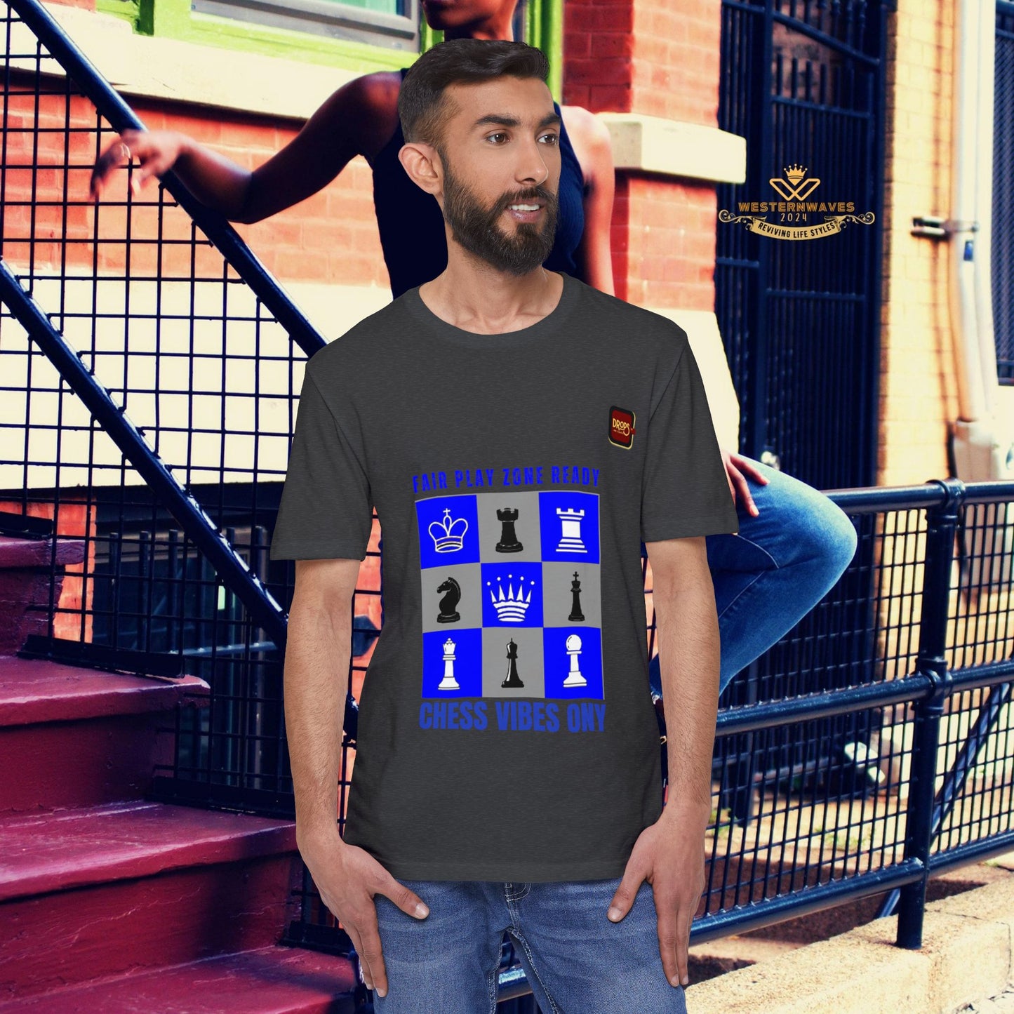 Unisex District® Re-Tee®_ N Series USDRR_ PT2WW001_ Sustainable Style by WesternWaves: