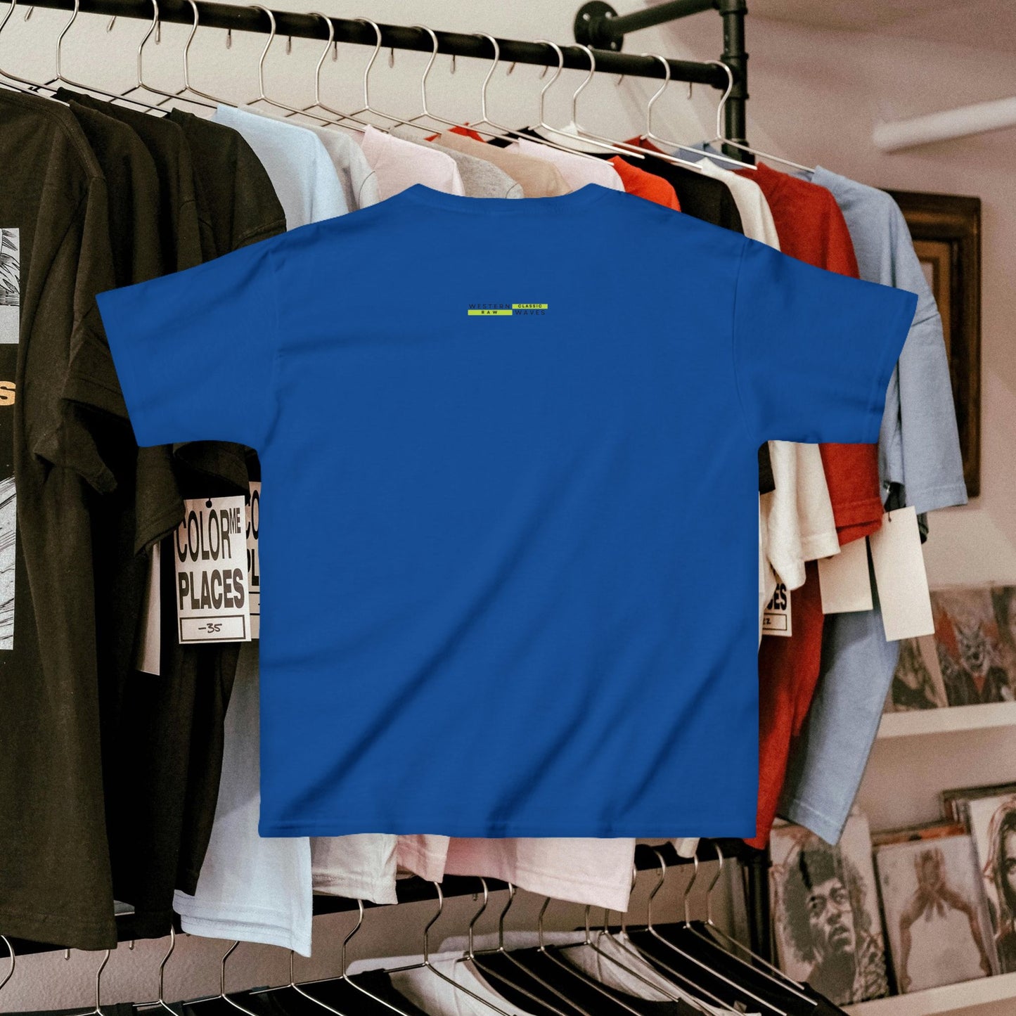 Kids Heavy Cotton™ Tee_ N2+ Series KHCT PT2WW008_ Limited Edition Durable Comfort for Every Adventure by WesternWaves:
