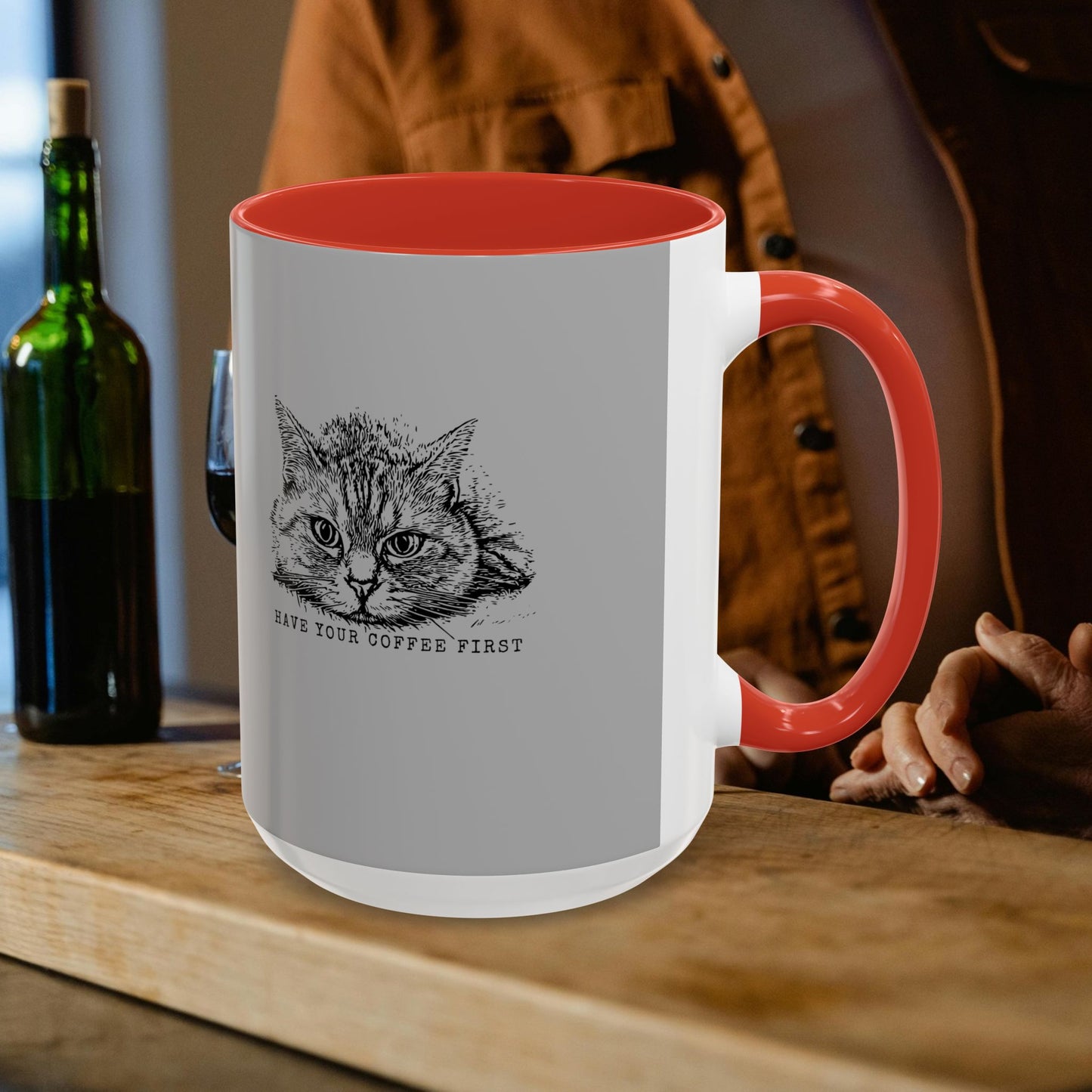 Accent Coffee Mug 11, 15oz_ N3+ Series ACM11OZ PT2WW015B_ Limited Edition Perfect Blend of Style by WesternWaves: