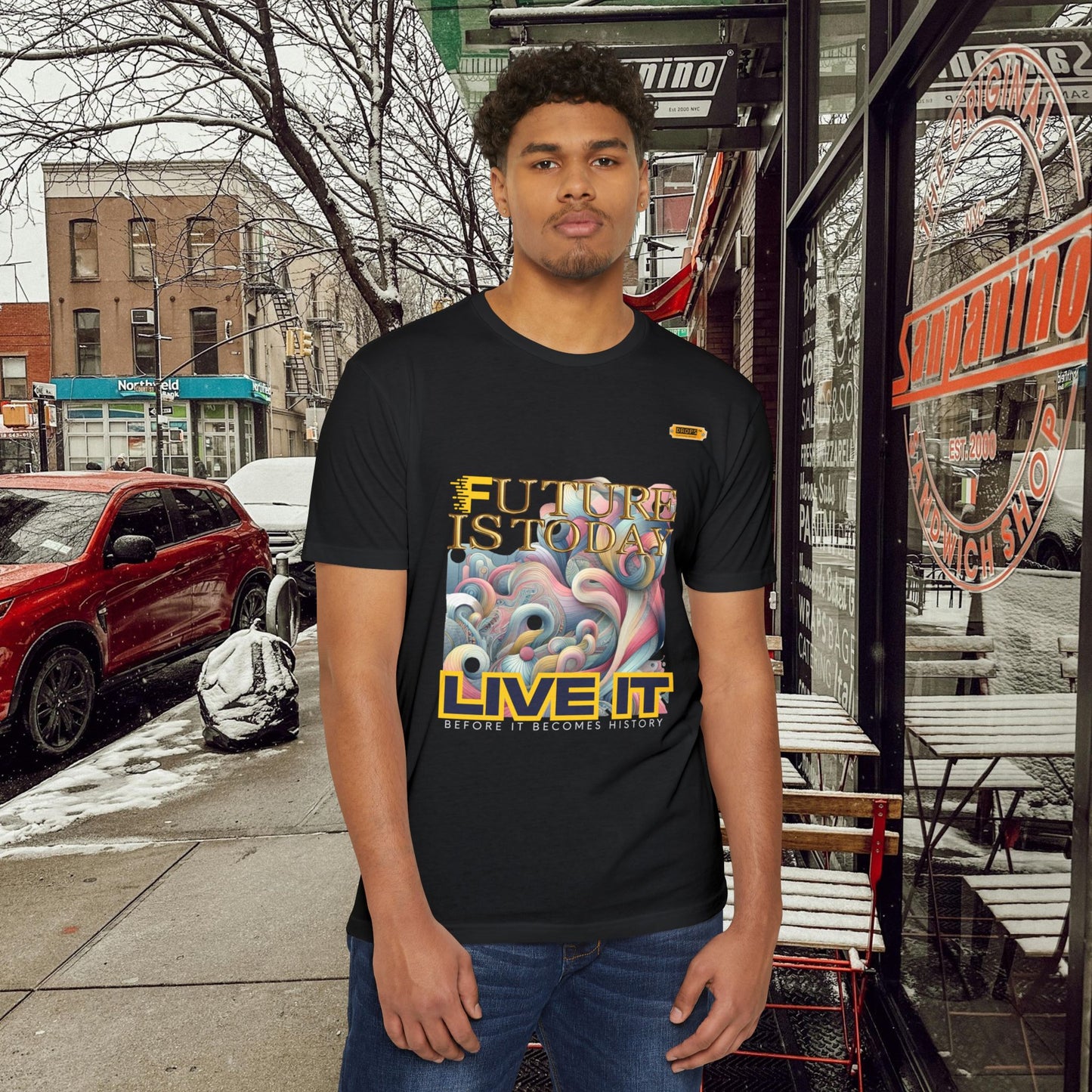 Unisex CVC Jersey T-shirt_ 16 June 2025_ Limited Edition Casual Fashion by WesternWaves: