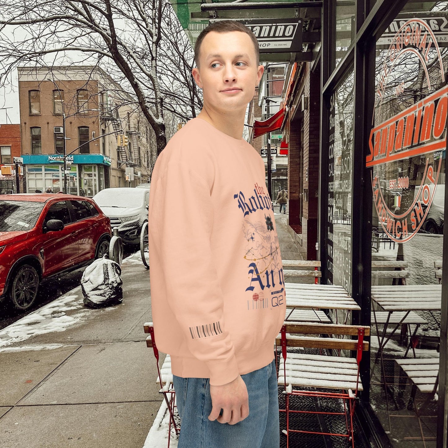 Unisex Lightweight Crewneck Sweatshirt_ N3+ Series ULWCSS PT2WW012_ Limited Edition Unparalleled Quality by WesternWaves: