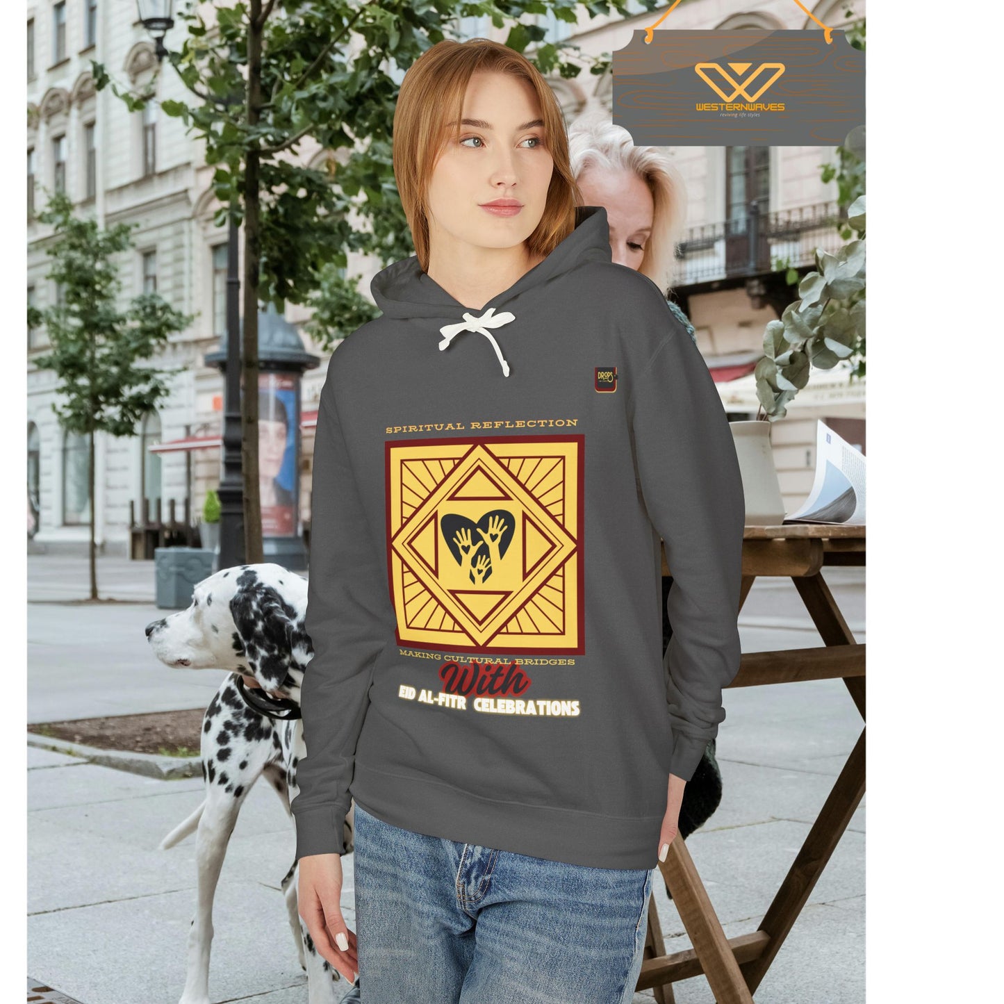 Unisex Lightweight Hooded Sweatshirt – N2+ Series USLWHSS PT2WW023_ Limited Edition Crafted Comfort by WesternWaves: