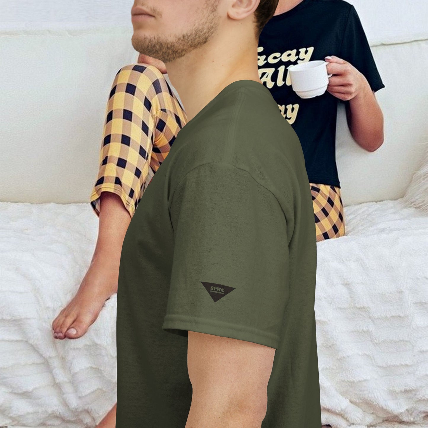 Unisex Heavy Cotton Tee_ 20 July 2025_ Limited Edition Unique Summer Wear_ by WesternWaves: