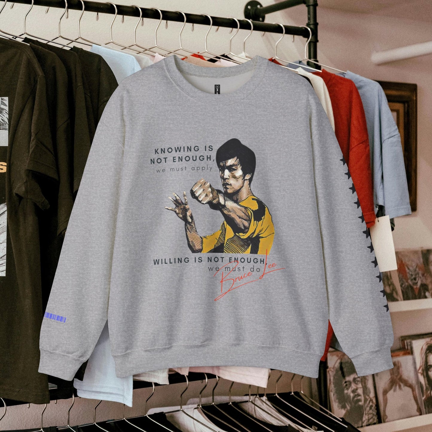 Unisex Heavy Blend™ Crewneck Sweatshirt_ N2+ Sports Series UHBCSS PT2WW008_ Limited Edition ‘Zeztz’ Brand Sports Elements by WesternWaves: