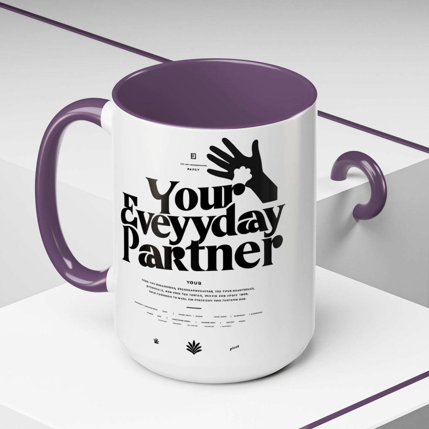 Accent Coffee Mug 11oz, 15oz_ N3* Series ACM11OZ PT2WW023_ Limited Edition Perfect Blend of Style by WesternWaves: