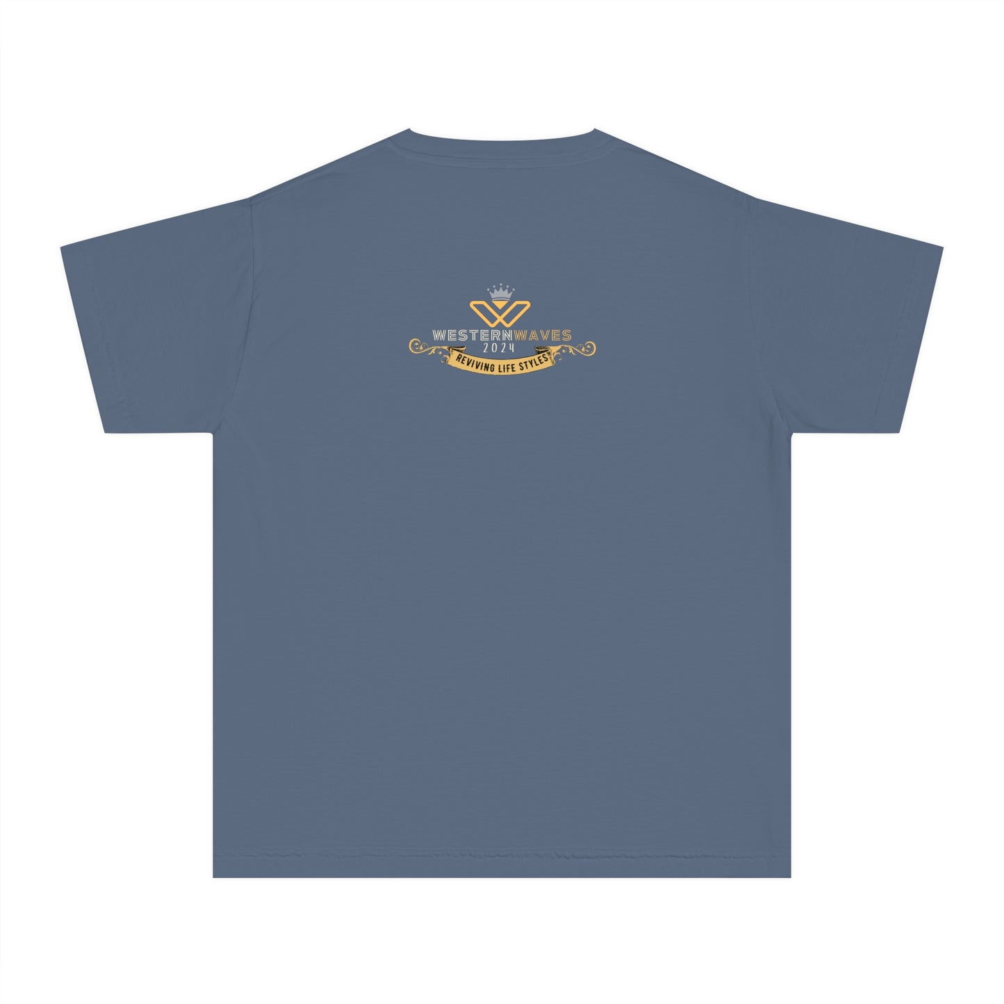 Youth Midweight Tee_ N2 Series YMT PT2WW004_ Limited Edition Durability & Lightweight Agility by WesternWaves: