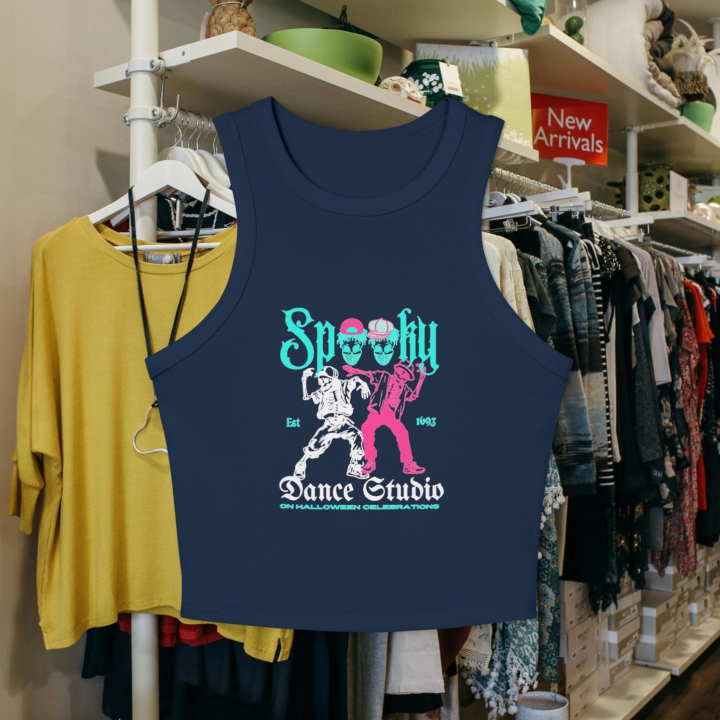 Women's Micro Rib Racer Tank Top_ N2+ Series WMRRT PT2WW007_ Limited Edition Style & Comfort by WesternWaves: