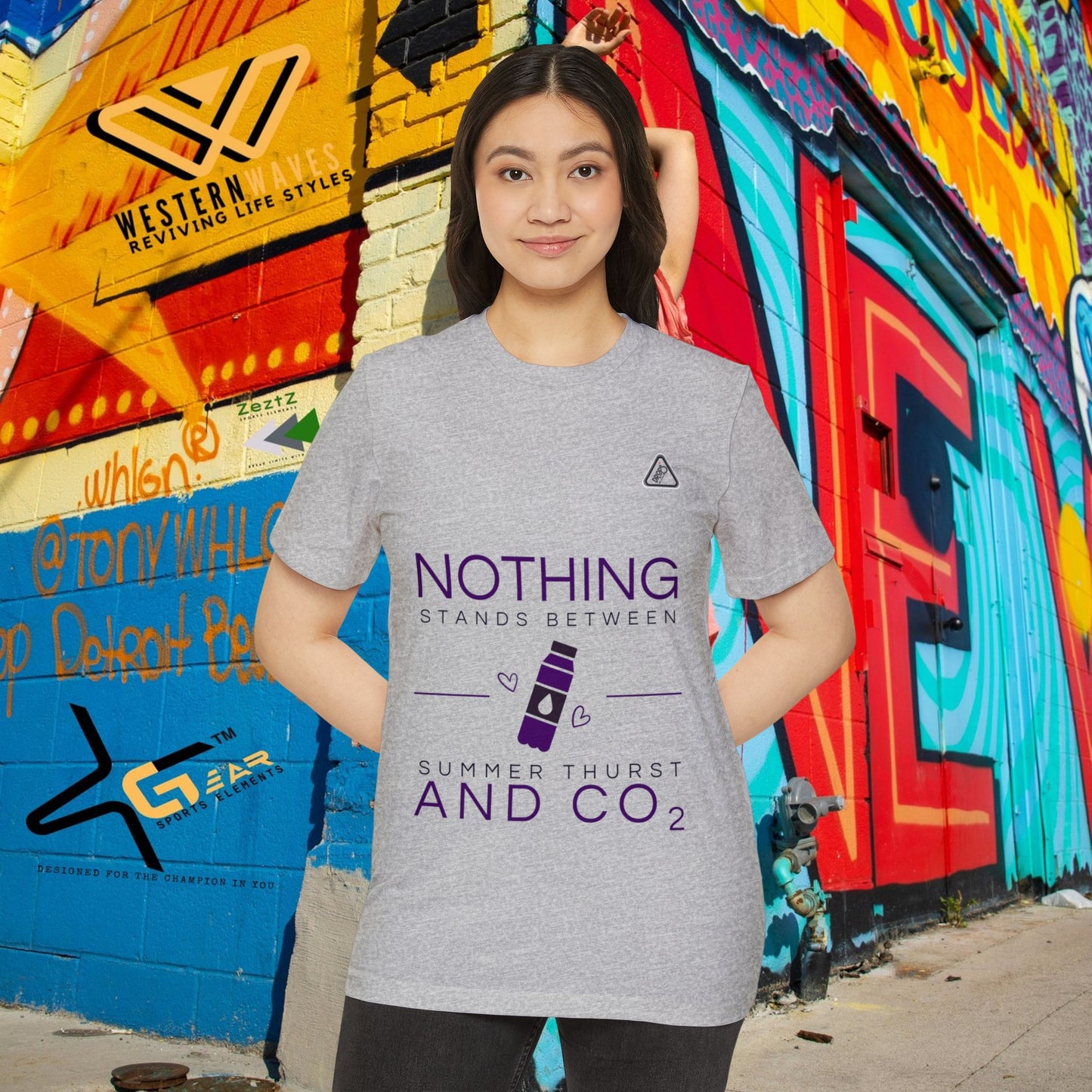 Eco-Friendly Unisex T-Shirt_ N7* Series ECOFUSTS PT2WW001_ Limited Edition Eco-Friendly T-Shirt by WesternWaves: