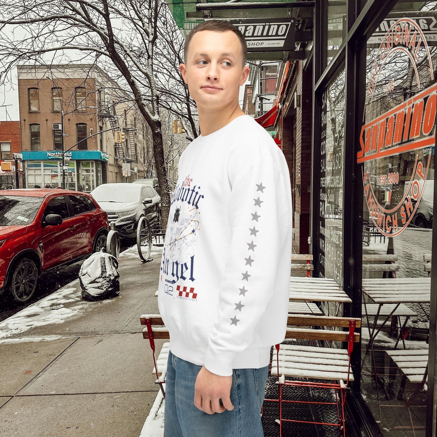 Unisex Lightweight Crewneck Sweatshirt_ N3+ Series ULWCSS PT2WW012_ Limited Edition Unparalleled Quality by WesternWaves: