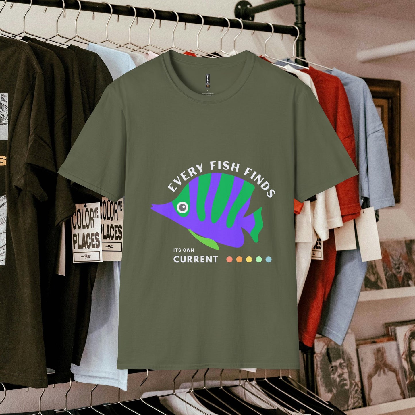 Unisex Softstyle T-Shirt_ N+ Series USSTS FT2WW010_ Limited Edition by WesternWaves: