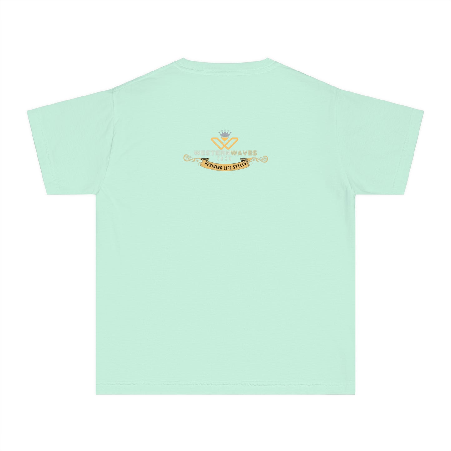 Youth Midweight Tee_ N2 Series YMT PT2WW005_ Limited Edition Durability & Lightweight Agility by WesternWaves: