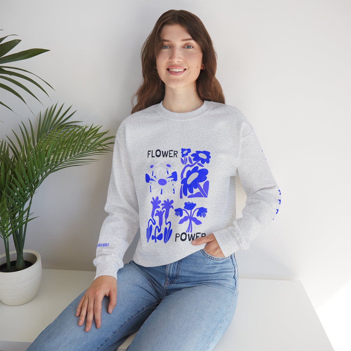 Unisex Heavy Blend™ Crewneck Sweatshirt_ N3+ Series UHBCSS PT2WW030_ Limited Edition Pure Luxury By WesternWaves: