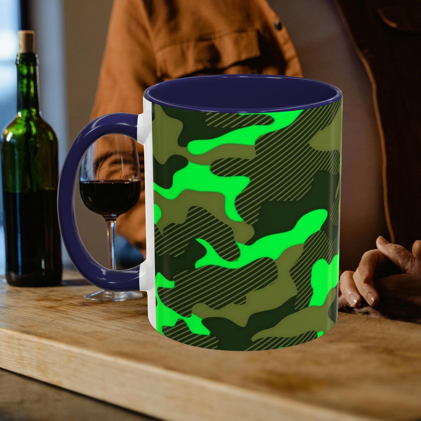Accent Coffee Mug (11, 15oz)_ N2 Series ACMUG PT2WW004_ Limited Edition Mug by WesternWaves: