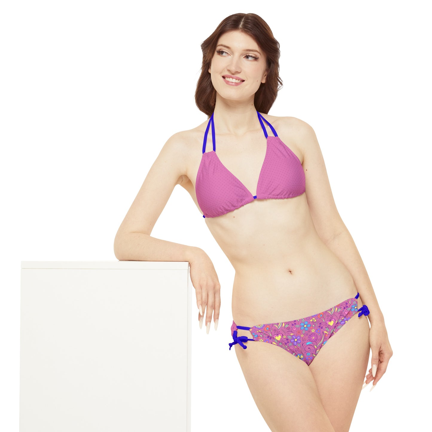 Strappy Bikini Set (AOP)_ N+ Series SBS(AOP) PT2WW003_Limited Edition by WesternWaves