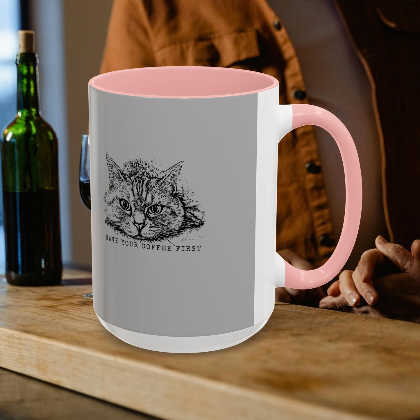 Accent Coffee Mug 11, 15oz_ N3+ Series ACM11OZ PT2WW015B_ Limited Edition Perfect Blend of Style by WesternWaves:
