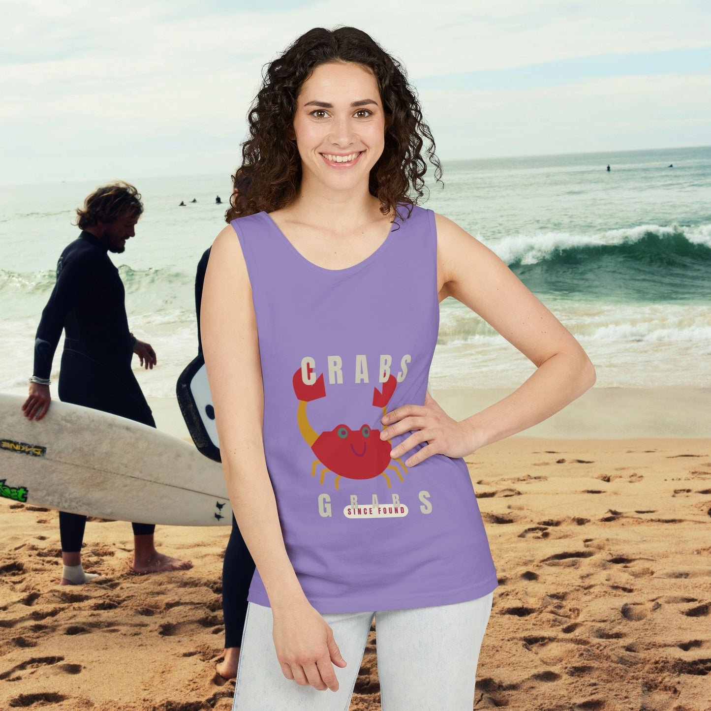 Unisex Garment-Dyed Tank Top_ N2+ Series USGDTT PT2WW012_ Limited Edition Comfort & Style by WesternWaves: