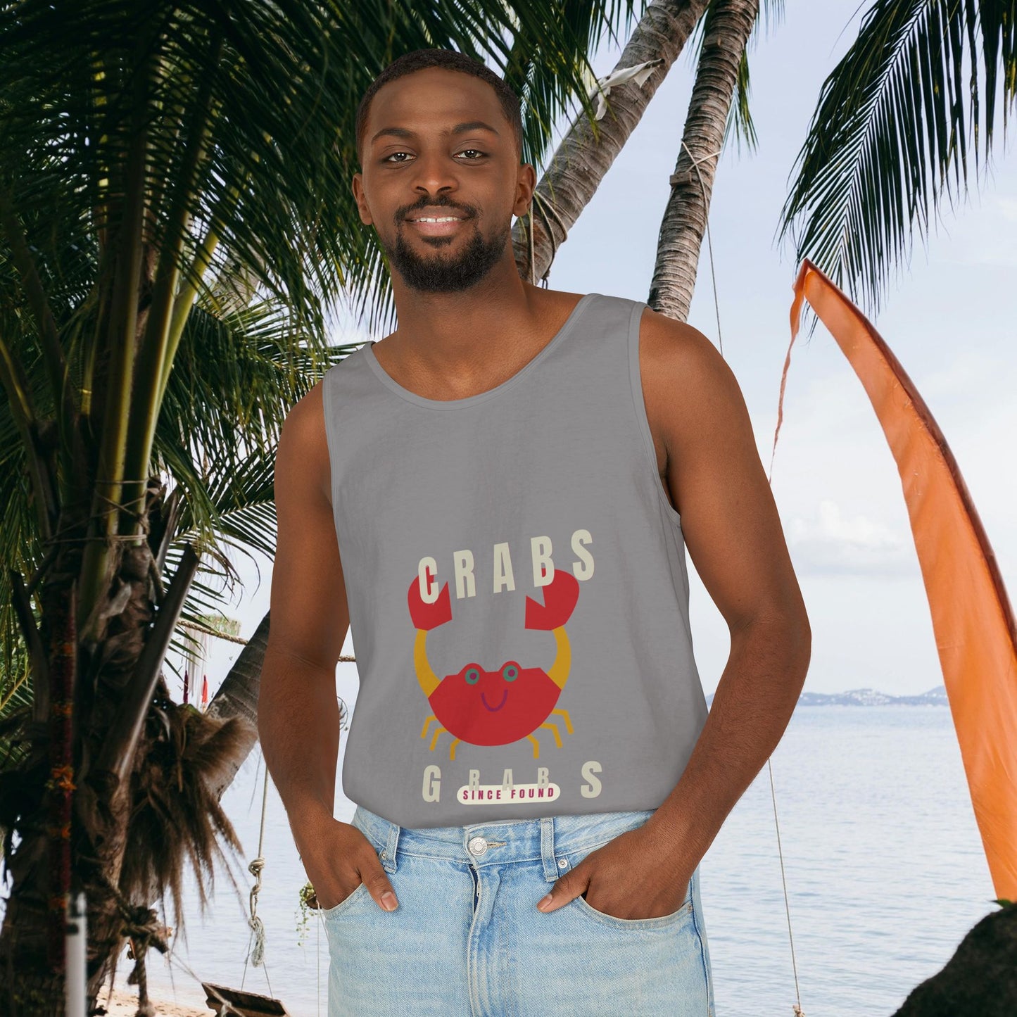 Unisex Garment-Dyed Tank Top_ N2+ Series USGDTT PT2WW012_ Limited Edition Comfort & Style by WesternWaves:
