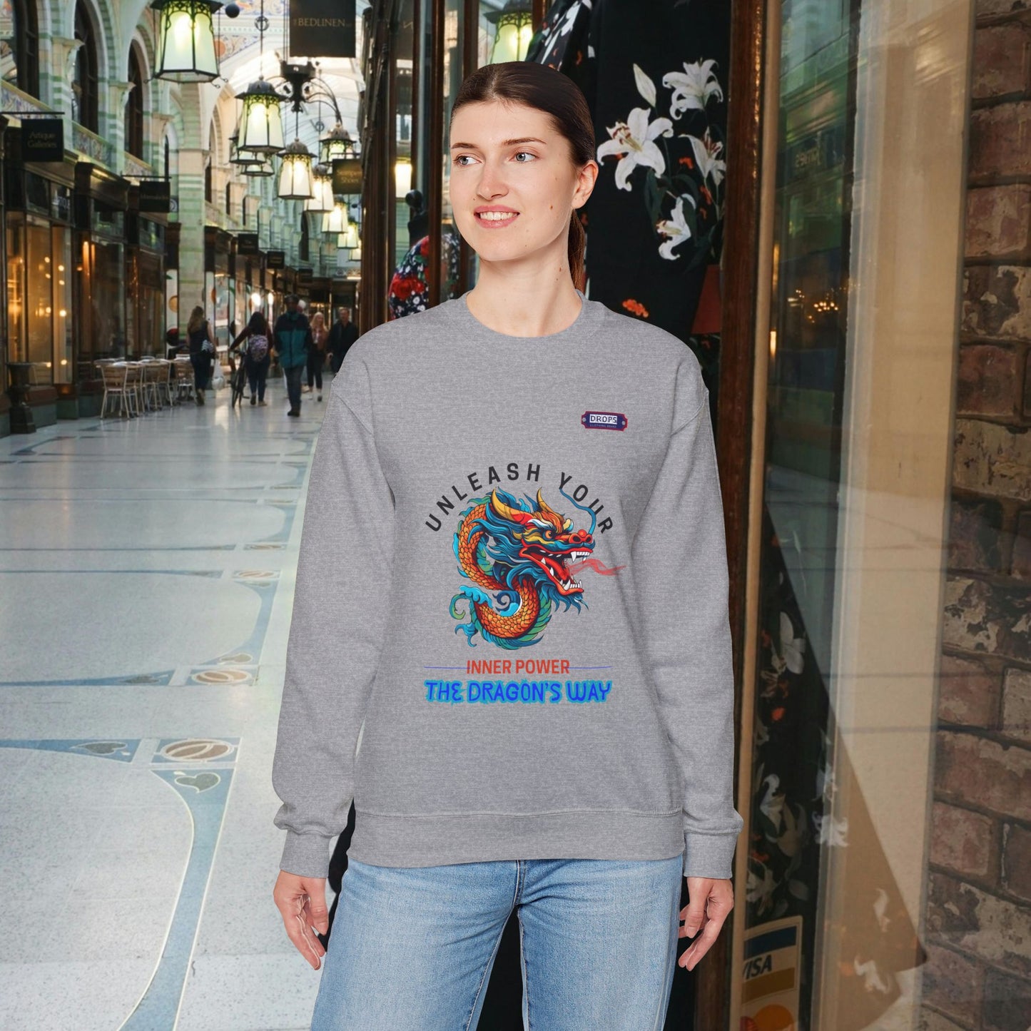 Unisex Heavy Blend™ Crewneck Sweatshirt_ N2 Series UHBCSS PT2WW007_ Limited Edition Pure Luxury for Every Occasion by WesternWaves: