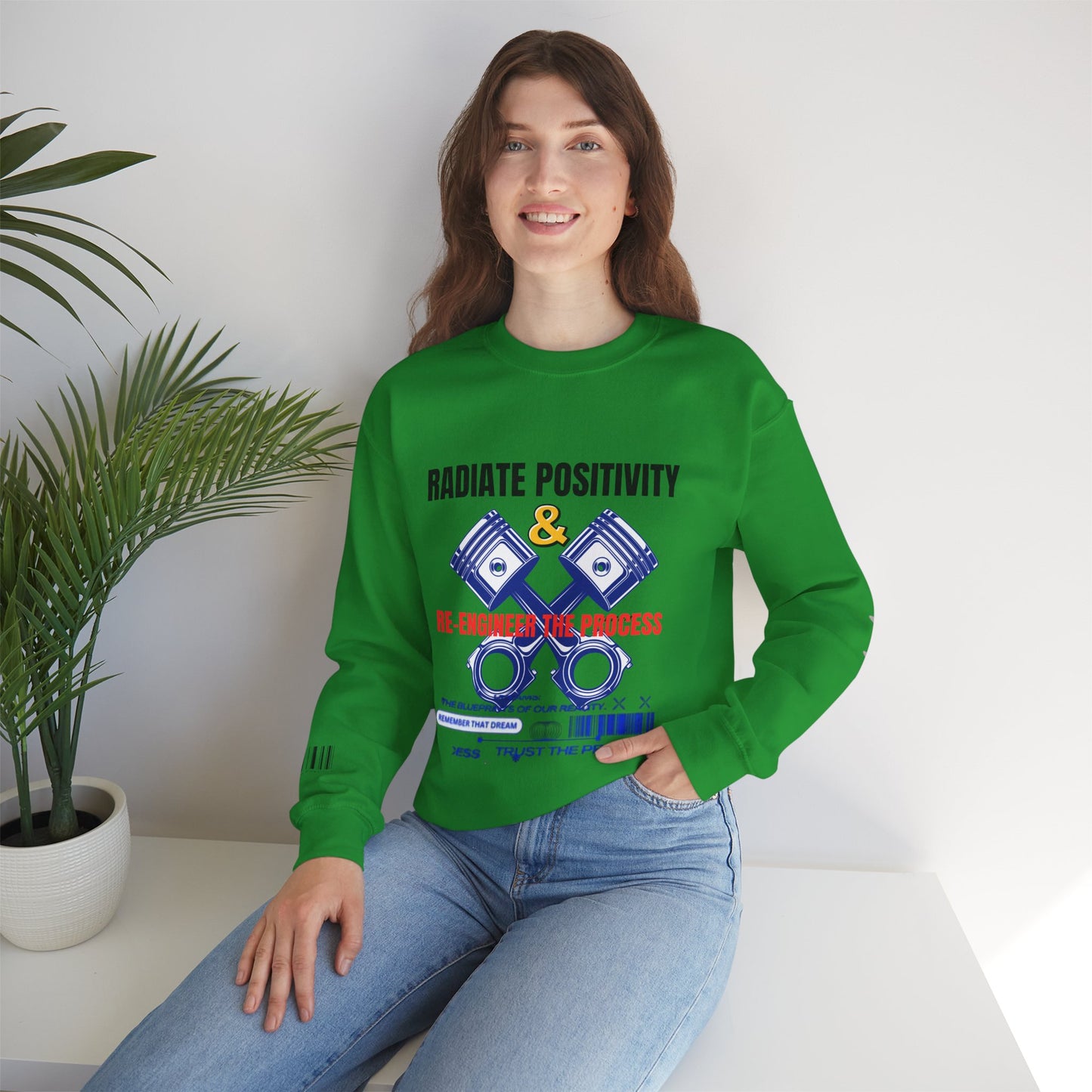 Unisex Heavy Blend™ Crewneck Sweatshirt_ N2+ Series UHBCSS PT2WW003_ Limited Edition Pure Luxury by WesternWaves: