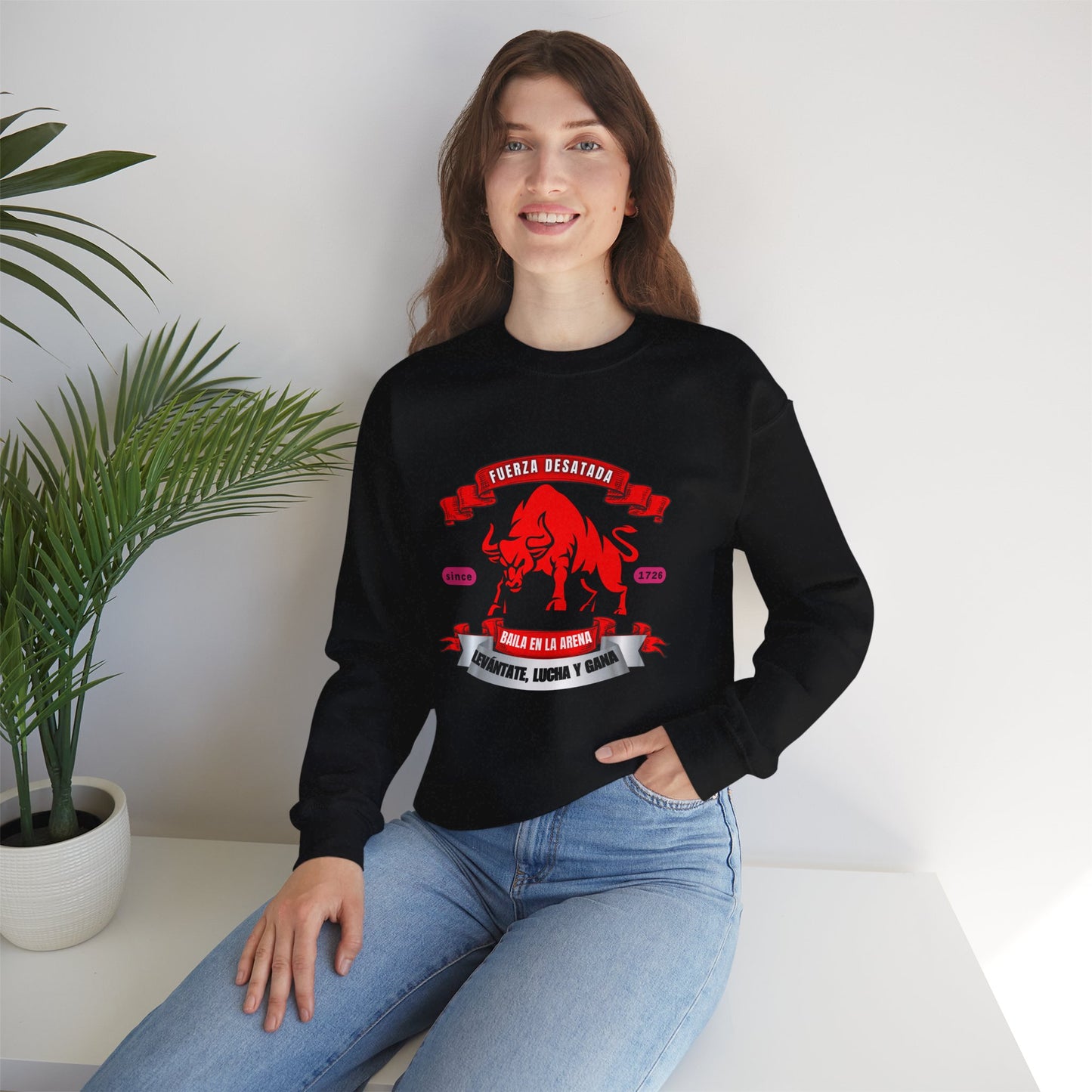Unisex Heavy Blend™ Crewneck Sweatshirt_ N3+ Series UHBCSS PT2WW038_ Limited Edition Pure Luxury By WesternWaves: