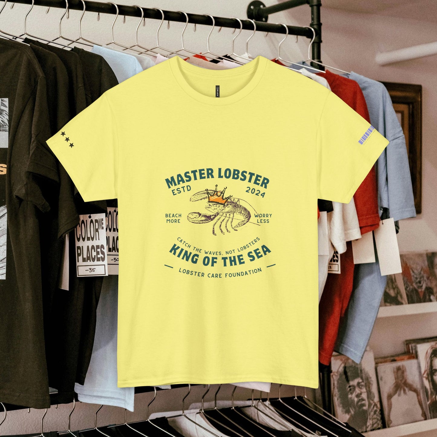 Unisex Heavy Cotton Tee_ Crafted from premium 100% cotton_ N2+ Series UHCT PT2WW007_ Limited Edition Maximum Comfort by WesternWaves: