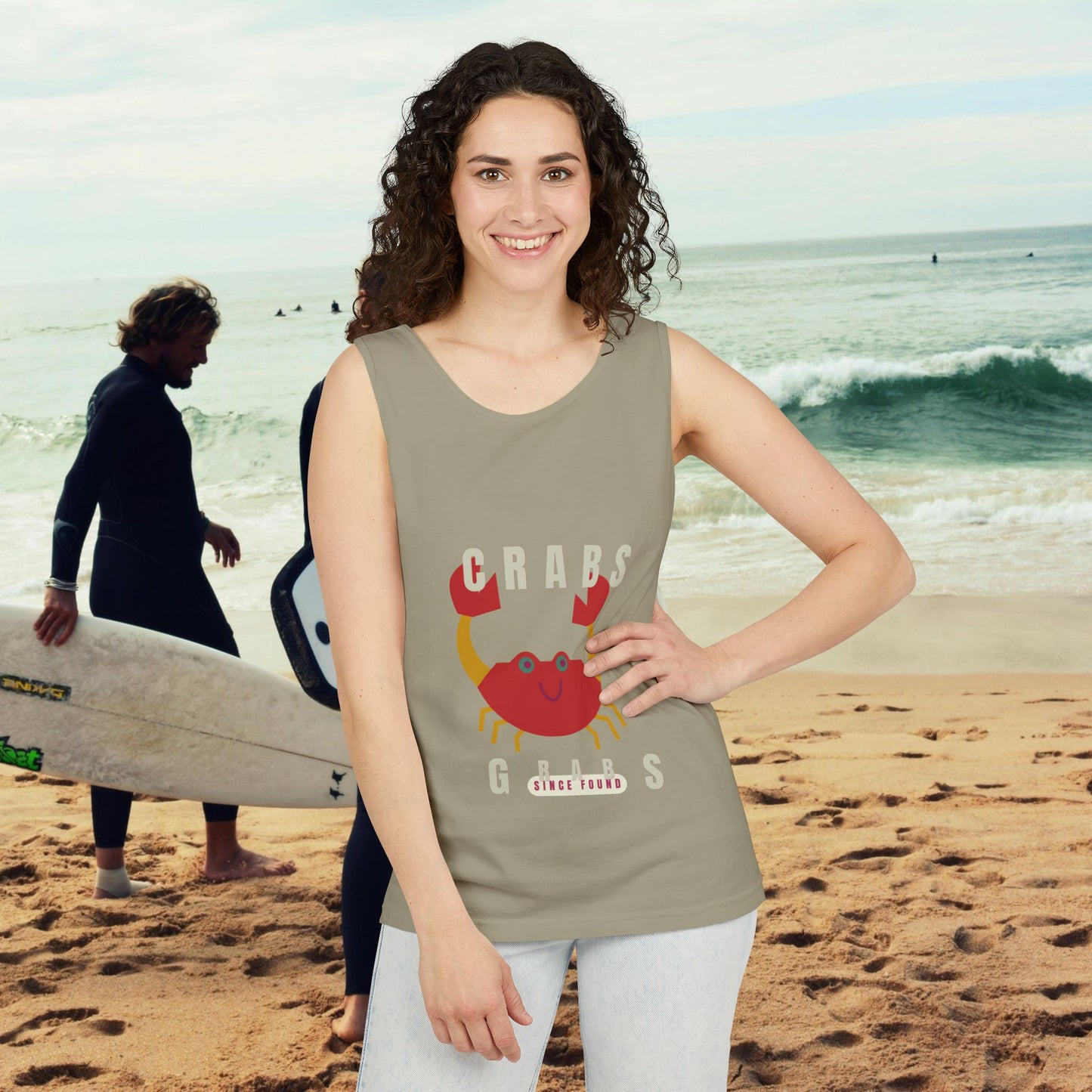 Unisex Garment-Dyed Tank Top_ N2+ Series USGDTT PT2WW012_ Limited Edition Comfort & Style by WesternWaves: