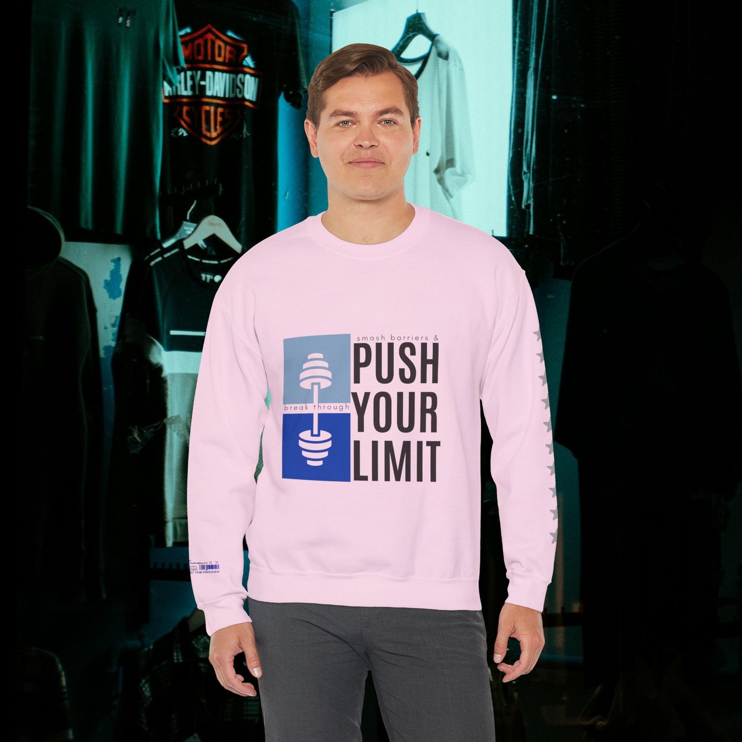 Unisex Heavy Blend™ Crewneck Sweatshirt_ N+ Series UHBCSS PT2WW027_ Limited Edition by WesternWaves: