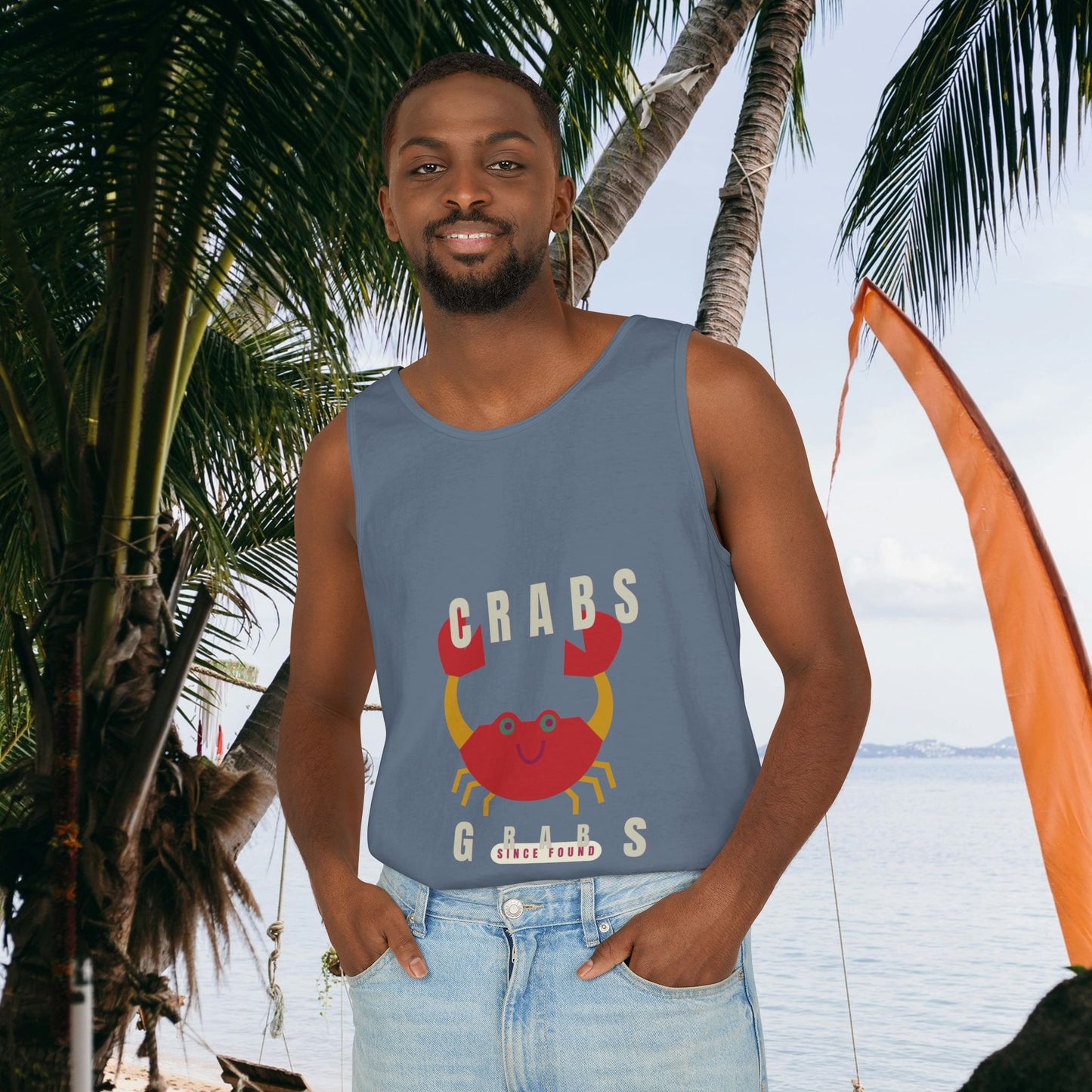 Unisex Garment-Dyed Tank Top_ N2+ Series USGDTT PT2WW012_ Limited Edition Comfort & Style by WesternWaves: