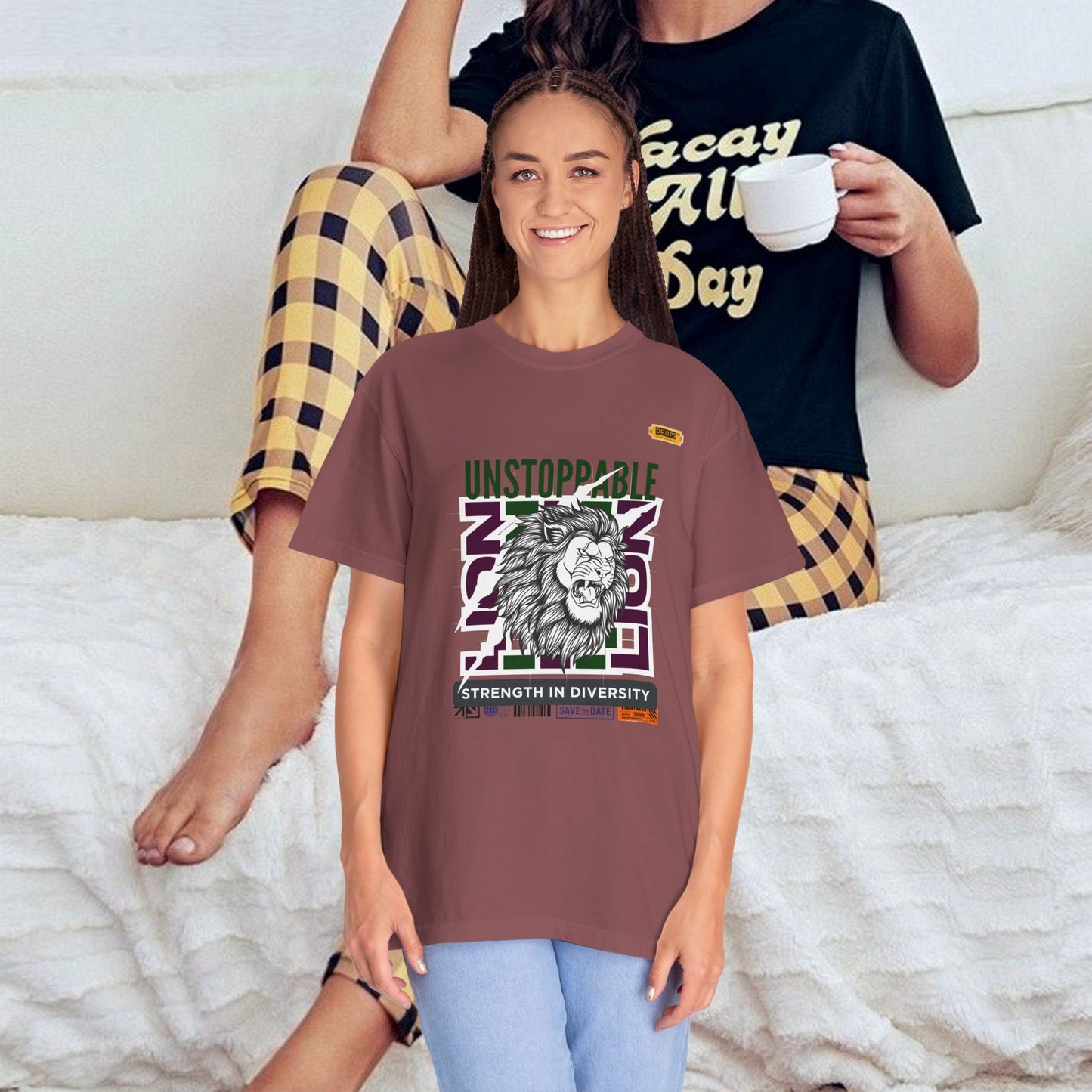 Unisex Garment-Dyed T-Shirt_ 26 June 2025_ Limited Edition Strength in Diversity by WesternWaves:
