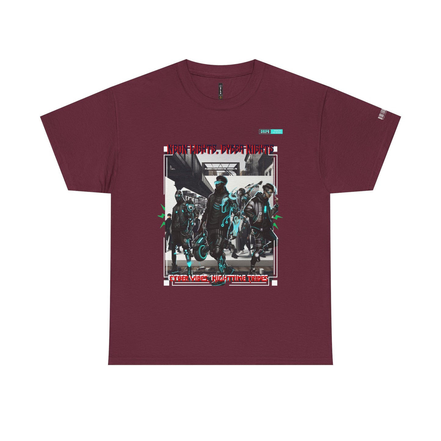 Unisex Heavy Cotton Tee_ N8+ Series USHOSTEE_ PT2WW003_ 01 Oct 2025_ Limited Edition Casual Wear by WesternWaves:
