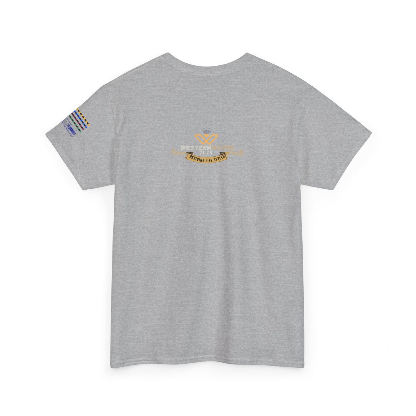 Unisex Heavy Cotton Tee_ Crafted from premium 100% cotton_ N+ Series UHCT PT2WV003_ Limited Edition by WesternWaves: