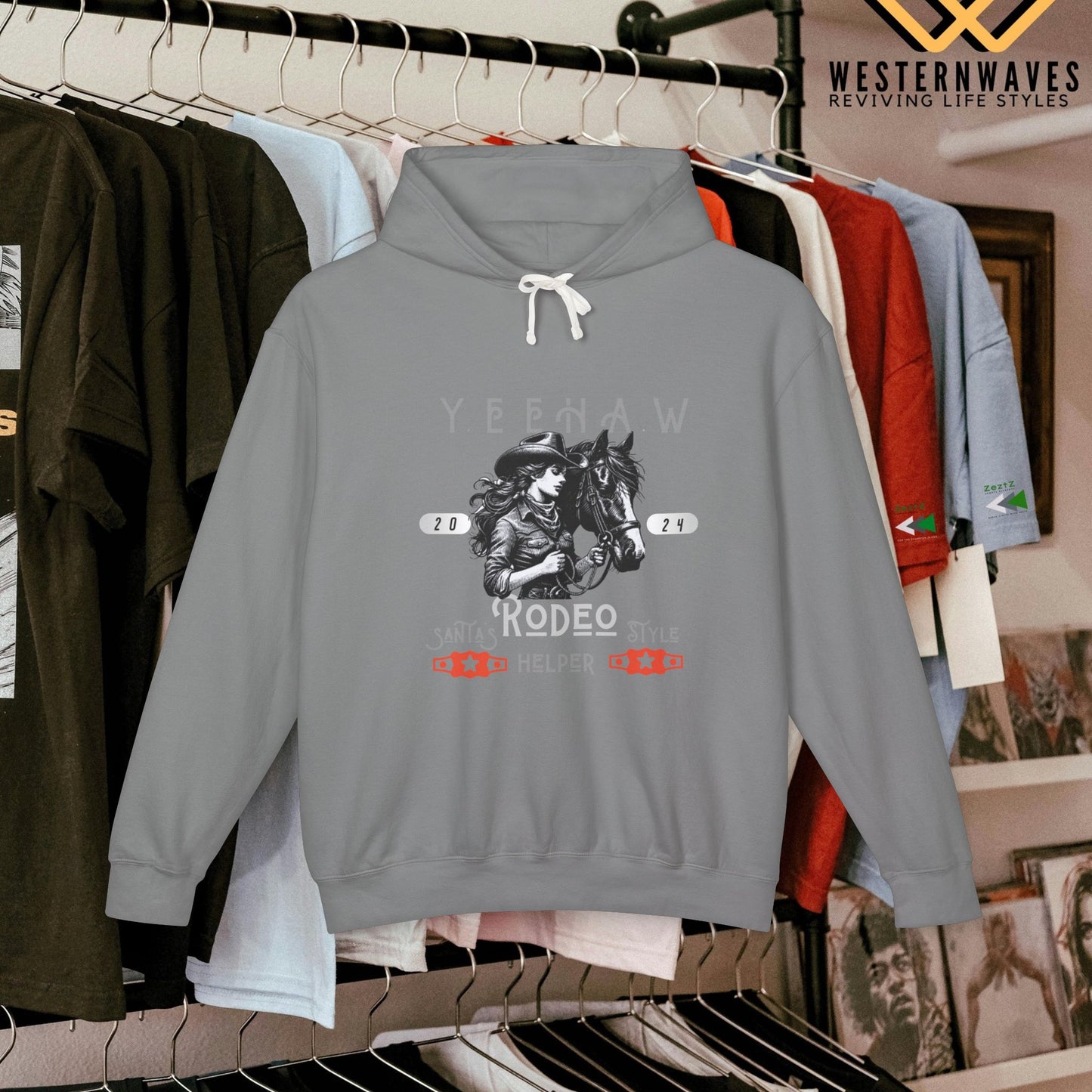 Unisex Lightweight Hooded Sweatshirt – N3+ Series USLWHSS PT2WW016_ Limited Edition Crafted Comfort by WesternWaves: