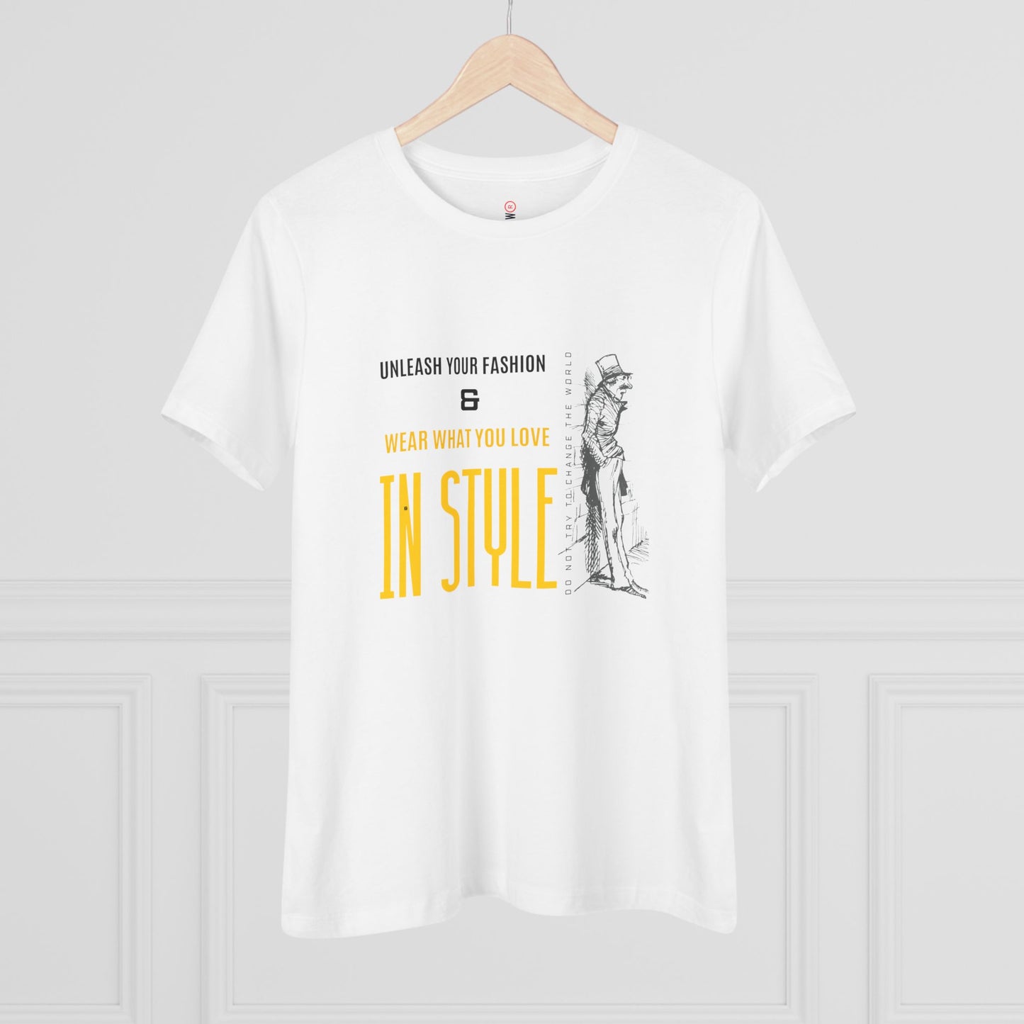 Women's Cotton Tee_ N2 Series WCTEE PT2WW001_ Cozy Comfort Limited Edition By WesternWaves:
