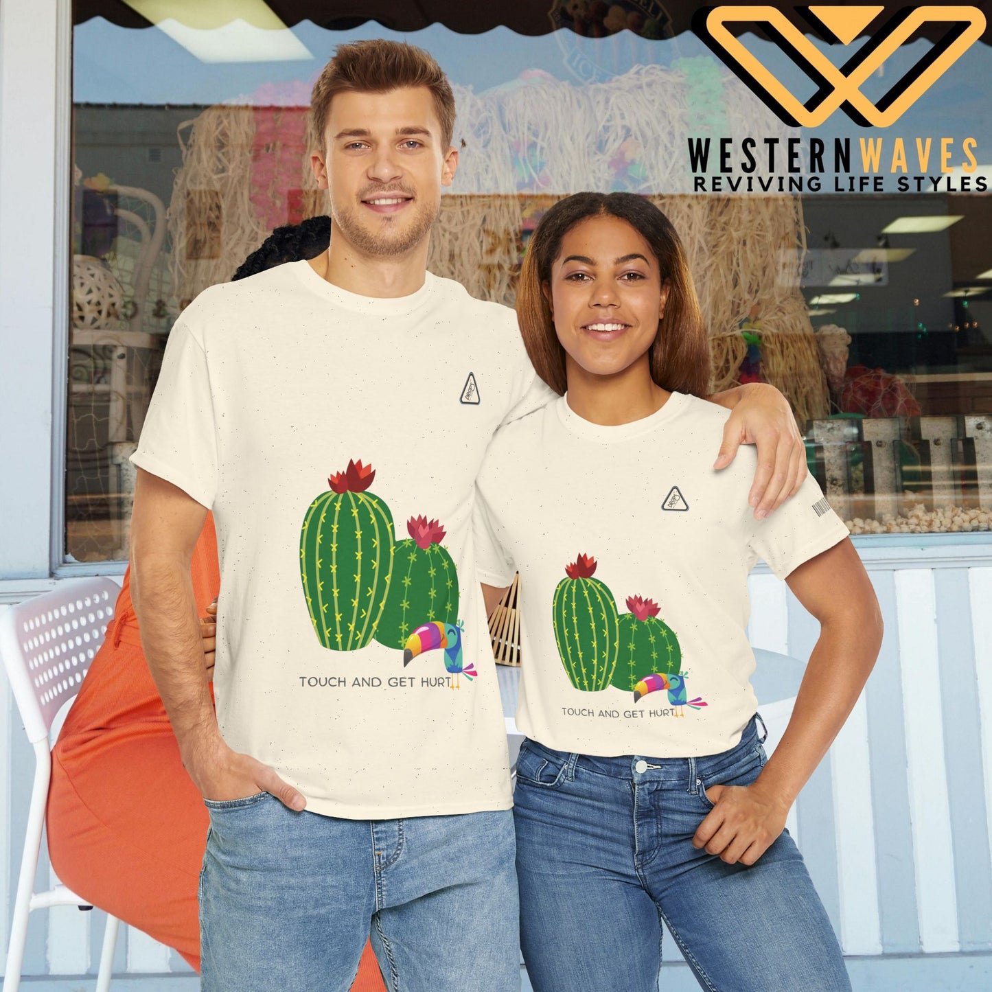 Unisex Heavy Cotton Tee_ Crafted from premium 100% cotton_ N2 Series UHCT PT2WW001_ Limited Edition Comfort & Durability by WesternWaves: