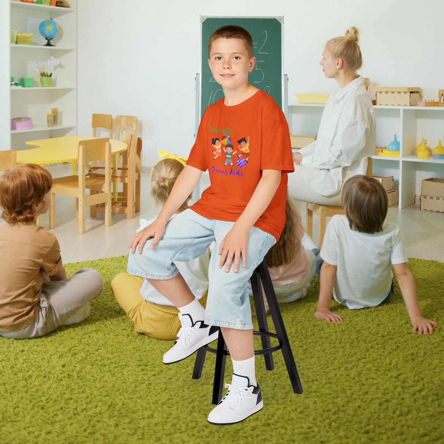 Kids Heavy Cotton™ Tee_ N3+ Series KHCT PT2WW001_ Limited Edition Durable Comfort for Every Adventure by WesternWaves: