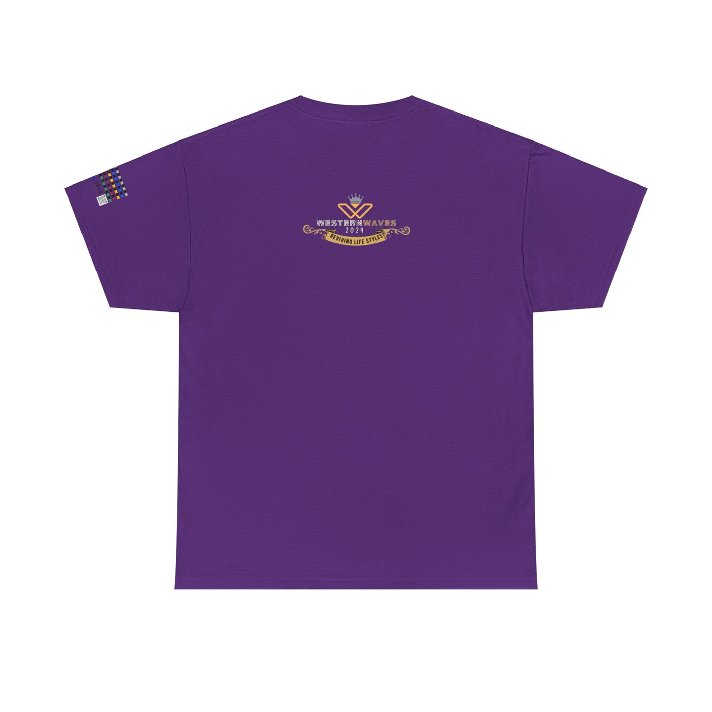 Unisex Heavy Cotton Tee_ Crafted from premium 100% cotton_ N+ Series UHCT PT2WV007_ Limited Edition by WesternWaves: